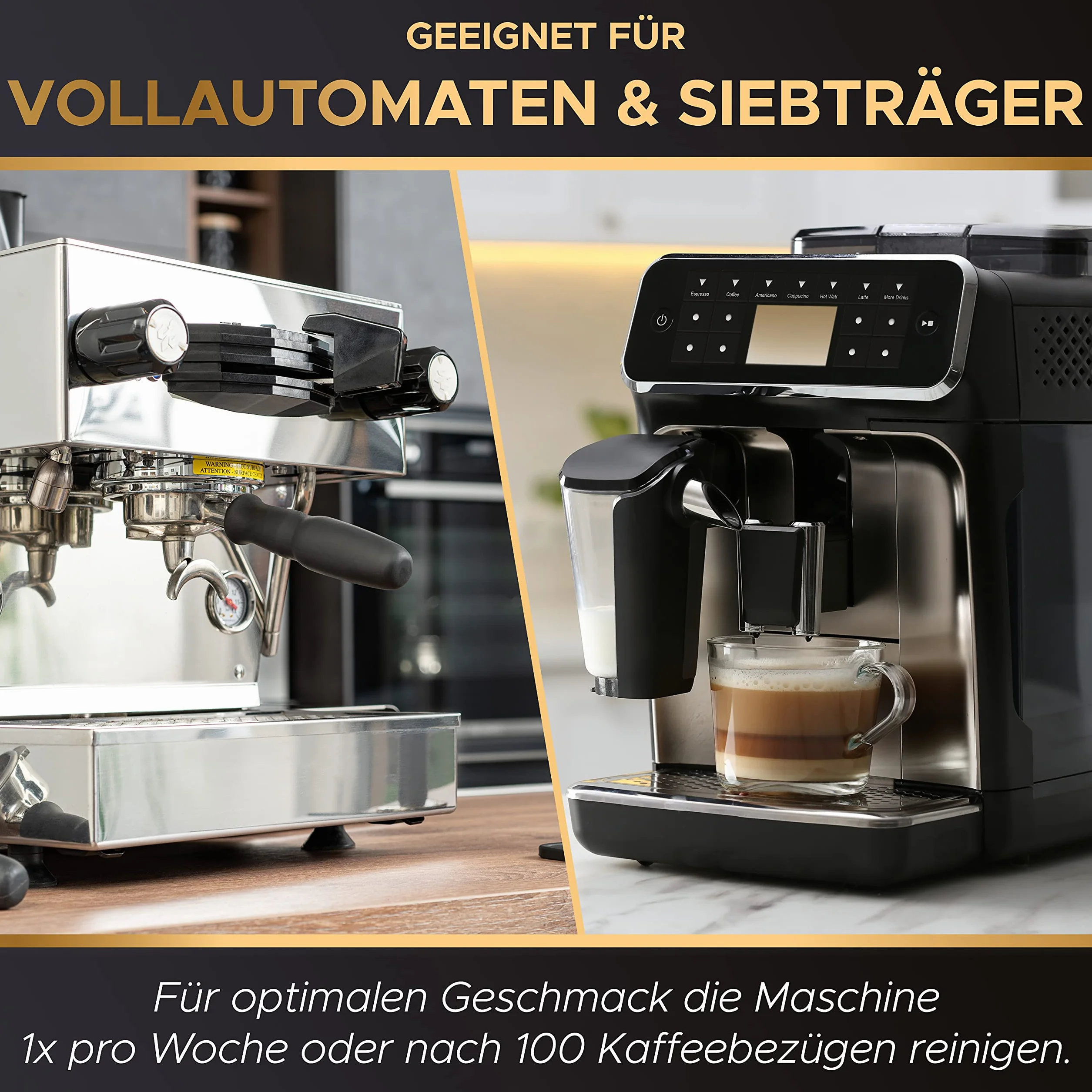 Barista Legends Care Line® tabletki czyszczące do ekspresów do kawy – 200 x 2 g – ekspresy do kawy i sitko, tabletki do czyszczenia, z formułą Clean Protect, kompatybilne ze wszystkimi popularnymi