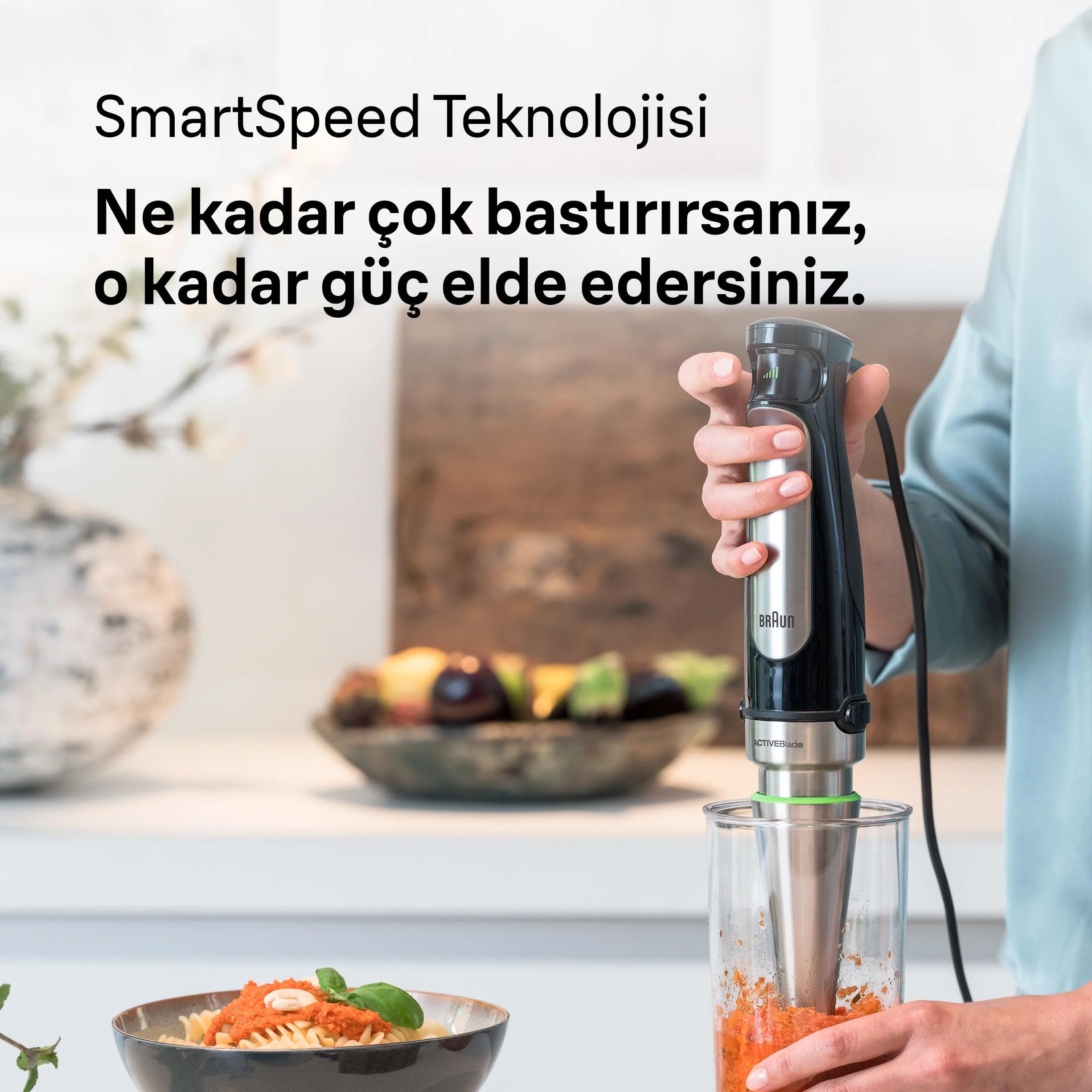 Braun Multiquick 7 Blender Ręczny, Czarny/Srebrny, 600 ml