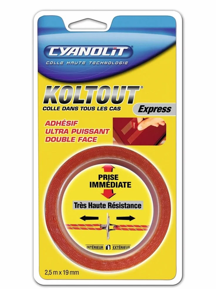 cyanolit koltout Express 33507240 rolka taśmy klejącej 2,5 x 19 mm