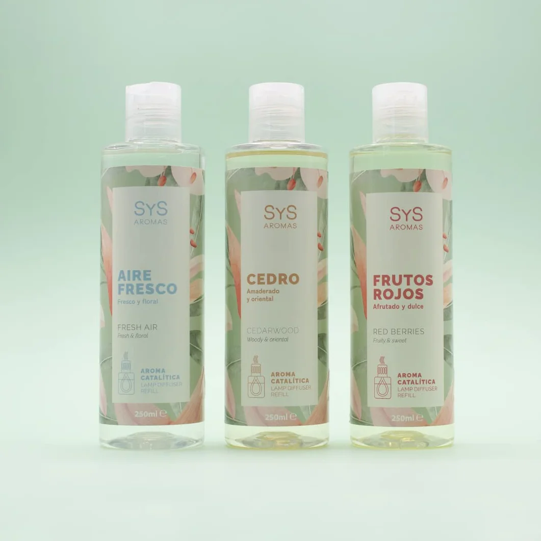 Aroma Lampara Catalitica 250 ml SYS Aromas Red Fruit Nuty Słodkie i owocowe - słodki zapach do użytku w domowej lampie katalitycznej.
