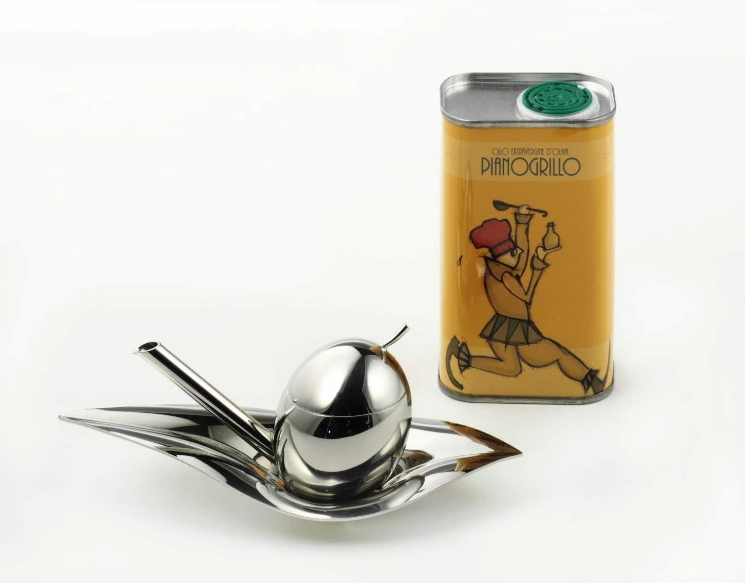 Alessi Taste-Huile pojemnik na oliwy ze stali nierdzewnej 54 x 19,5 x 35 cm