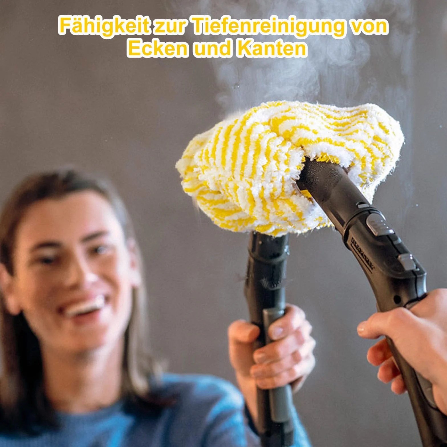7-częściowy zestaw ściereczek podłogowych do parownic Kärcher EasyFix SC1, SC2, SC3, SC4, SC5, 5 dysz podłogowych + 2 dysze ręczne, zestaw zamiennych ściereczek z mikrofibry, uniwersalny zestaw