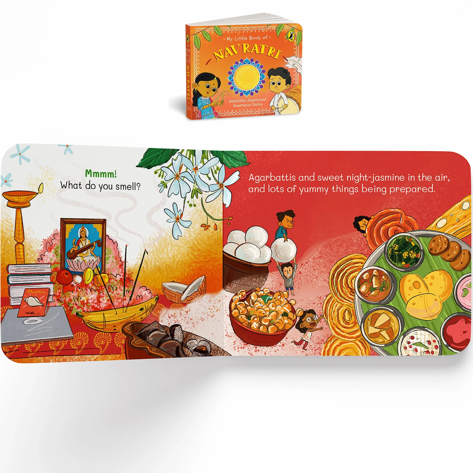My Little Book of Festivals (Boxset): Illustrated Board Books on the Indian Festivals of Diwali, Holi and Navratri Hindu Mythology for Kids Age 3+