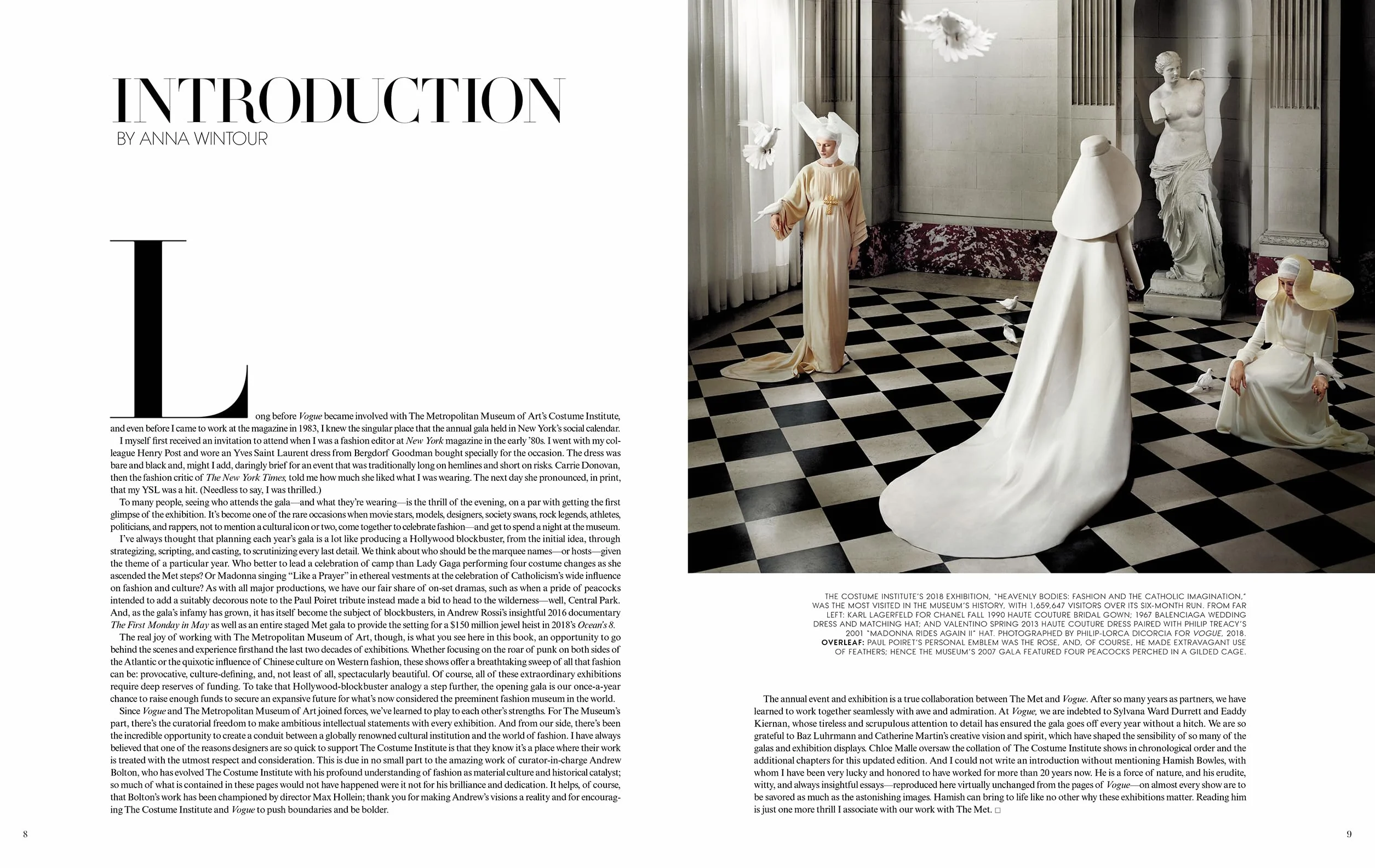 Vogue and the met: Parties, Exhibitions, People