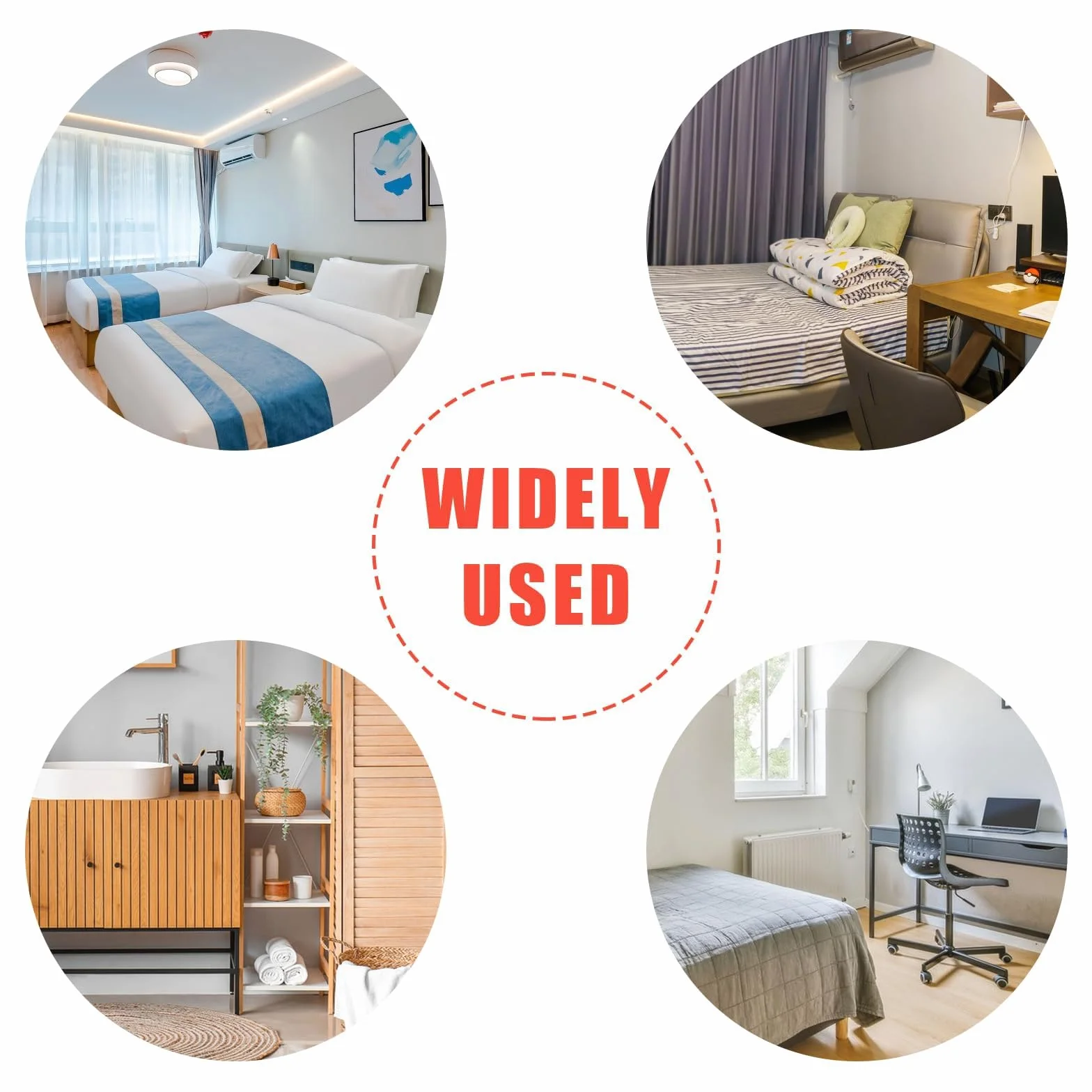Przenośny zamek do drzwi, bezpieczny w podróży, wzmocniony zamek do drzwi, przenośny zamek do drzwi, samozabezpieczający, wytrzymały, do hotelu, mieszkania, domu, college'u (czerwony)