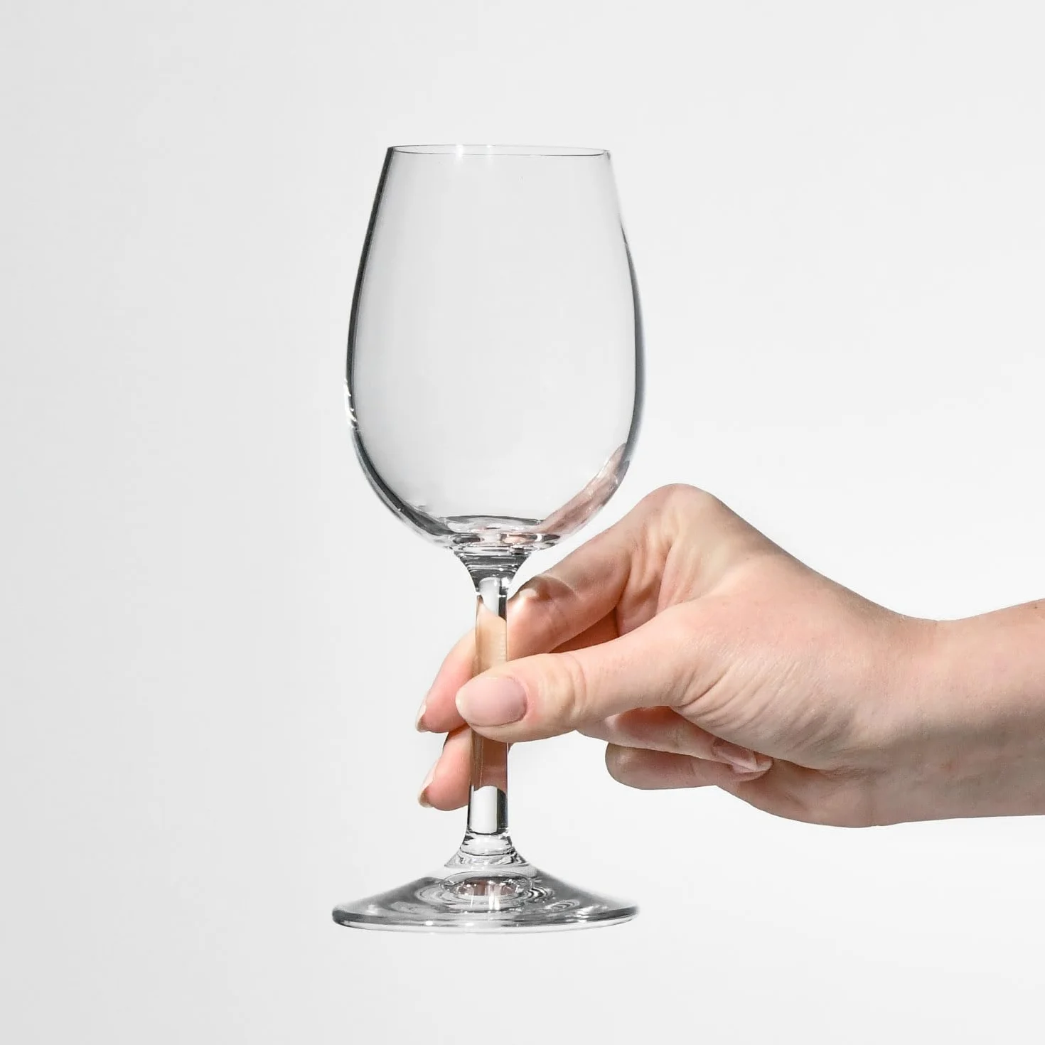 KROSNO Pure Kieliszki do Wina Białego 280 ml Zestaw 6 sztuk Szkło Kryształowe Bezołowiowe