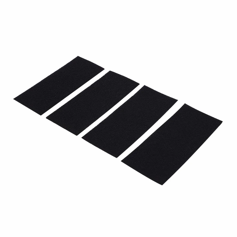 Zestaw 4 filtrów z węglem aktywnym, filtr z węglem aktywnym, uniwersalny zestaw filtrów z węglem aktywnym, mata filtrująca, mata filtrująca, filtr węglowy, zamiennik do oczyszczacza powietrza, do