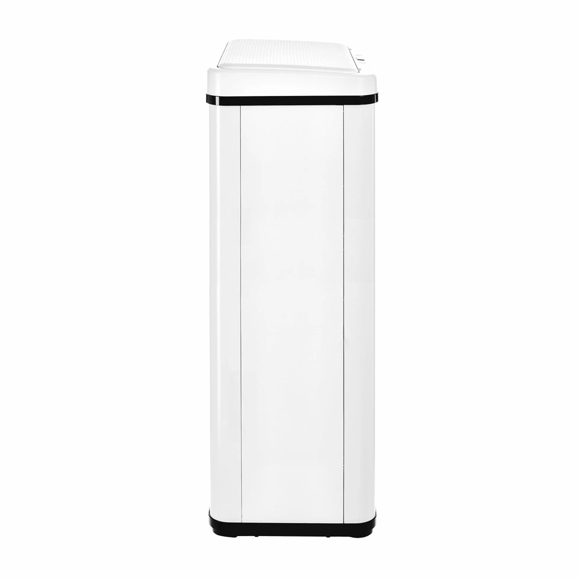 WELL HOME inteligentny kosz na śmieci bez nóżek z automatycznym otwieraniem lub kontaktem ręcznym, 60 l, wysokość: 79,5 (x 35,5 x 26), biały