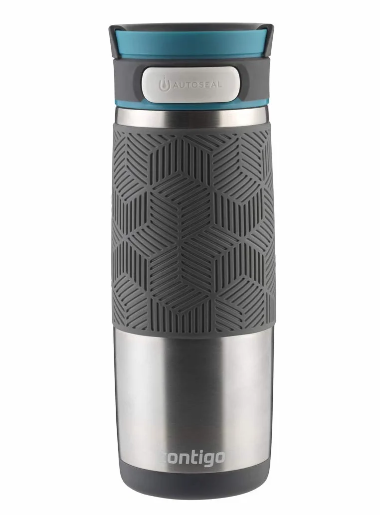 Contigo Transit Autoseal kubek podróżny, kubek termiczny ze stali nierdzewnej, termos próżniowy, szczelny kubek, kubek do kawy z łatwą do czyszczenia pokrywką, 470 ml