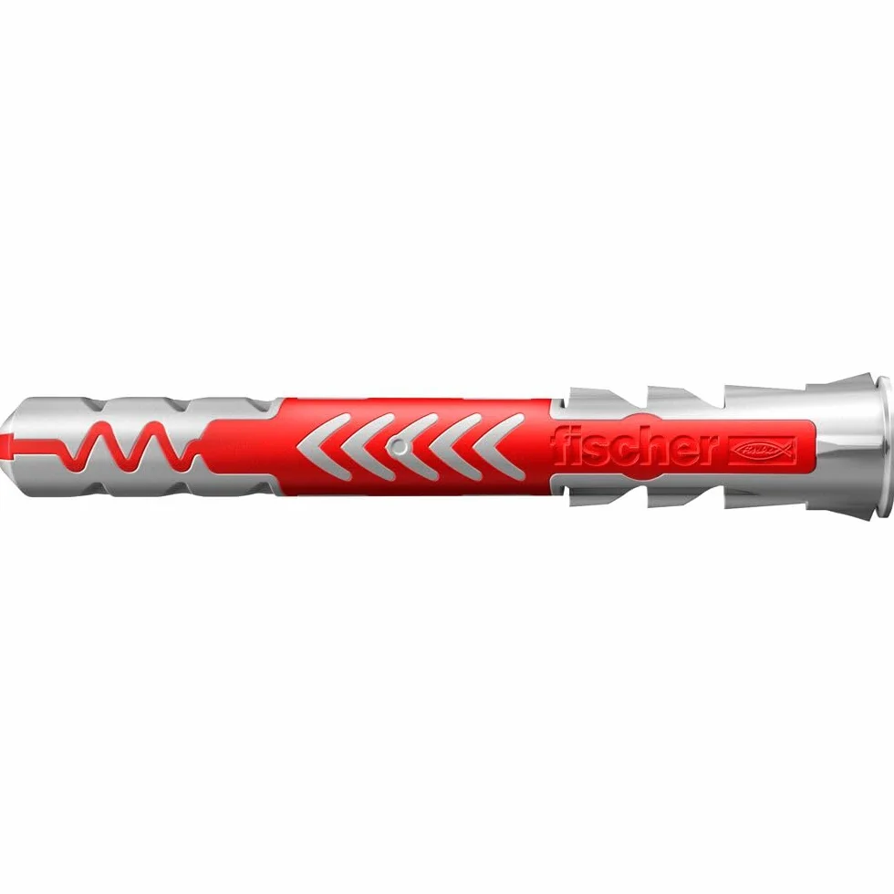 fischer Profesjonalne pudełko DuoPower krótkie/długie, pudełko z kołkami rozporowymi z 150 elementami (60 szt. 6 x 30, 40 szt. 8 x 40, 30 szt. 6 x 50, 20 szt. 8 x 65), uniwersalne kołki, praktyczna