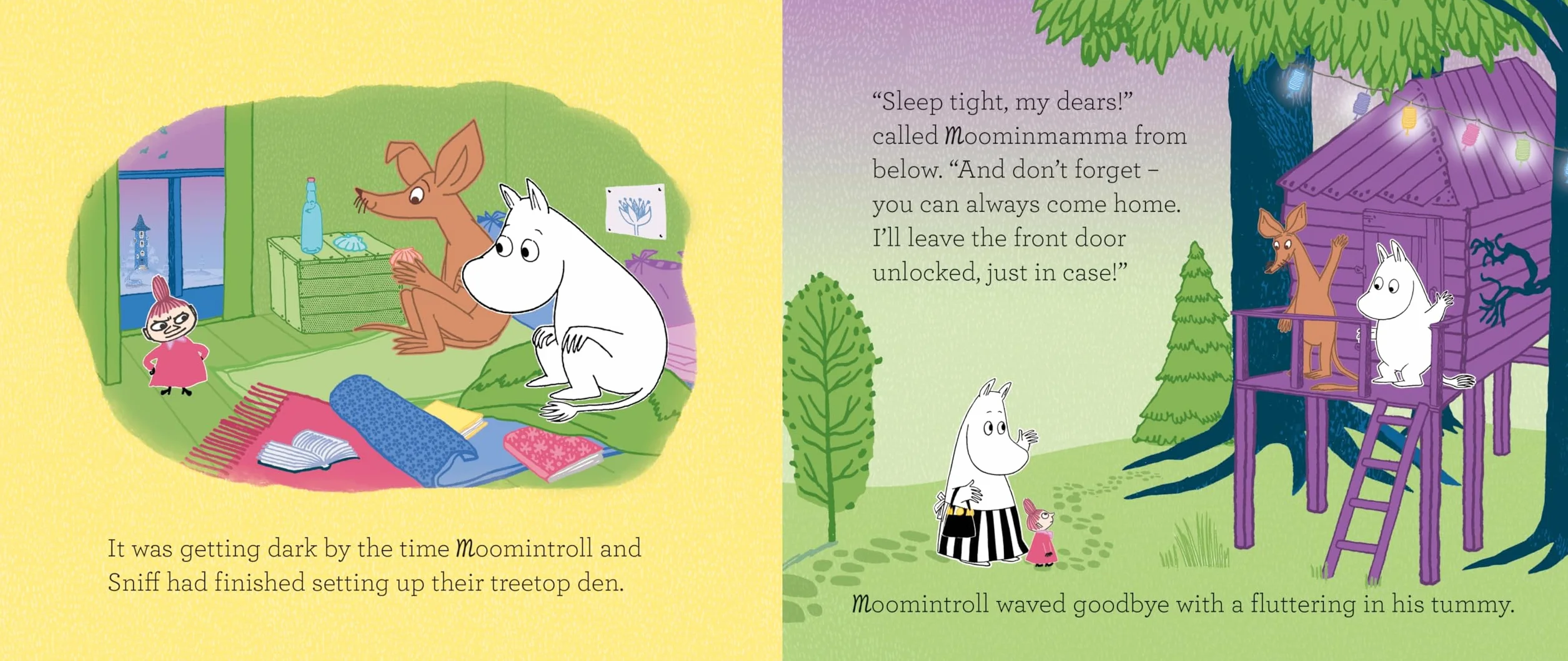 My First Moomin: Sleepover: Helping little ones get ready for overnight stays