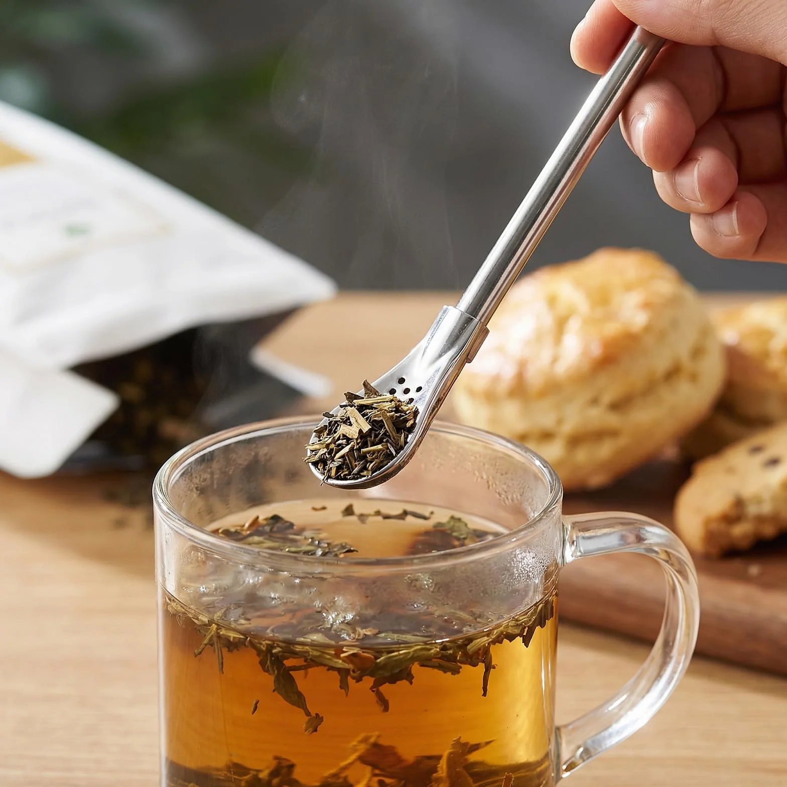 Sibba 2w1 słomka z łyżeczką do yerba mate zestaw 3 sztuki ze szczotkami do czyszczenia