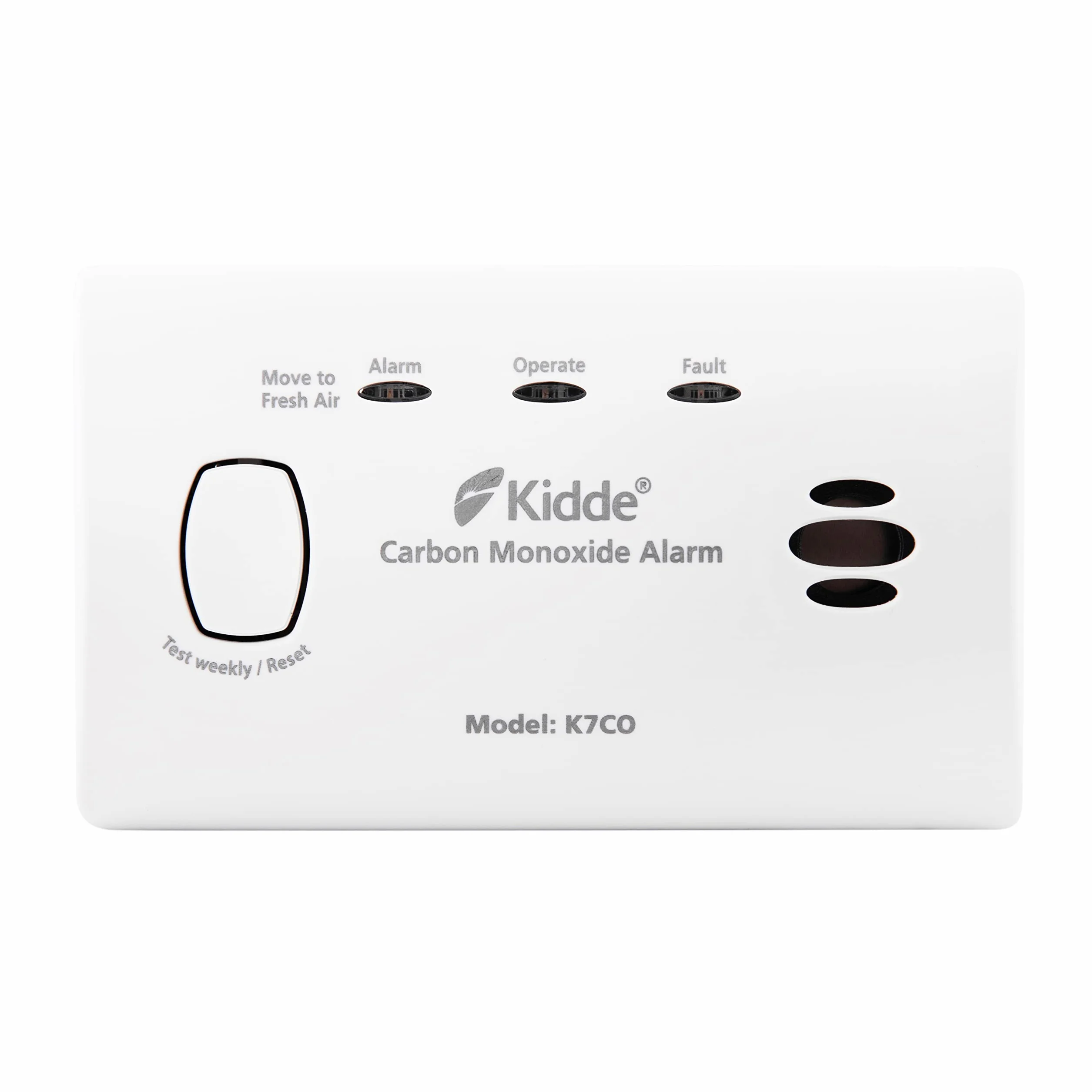 Kidde AEC8514 K7CO alarm tlenku węgla, biały
