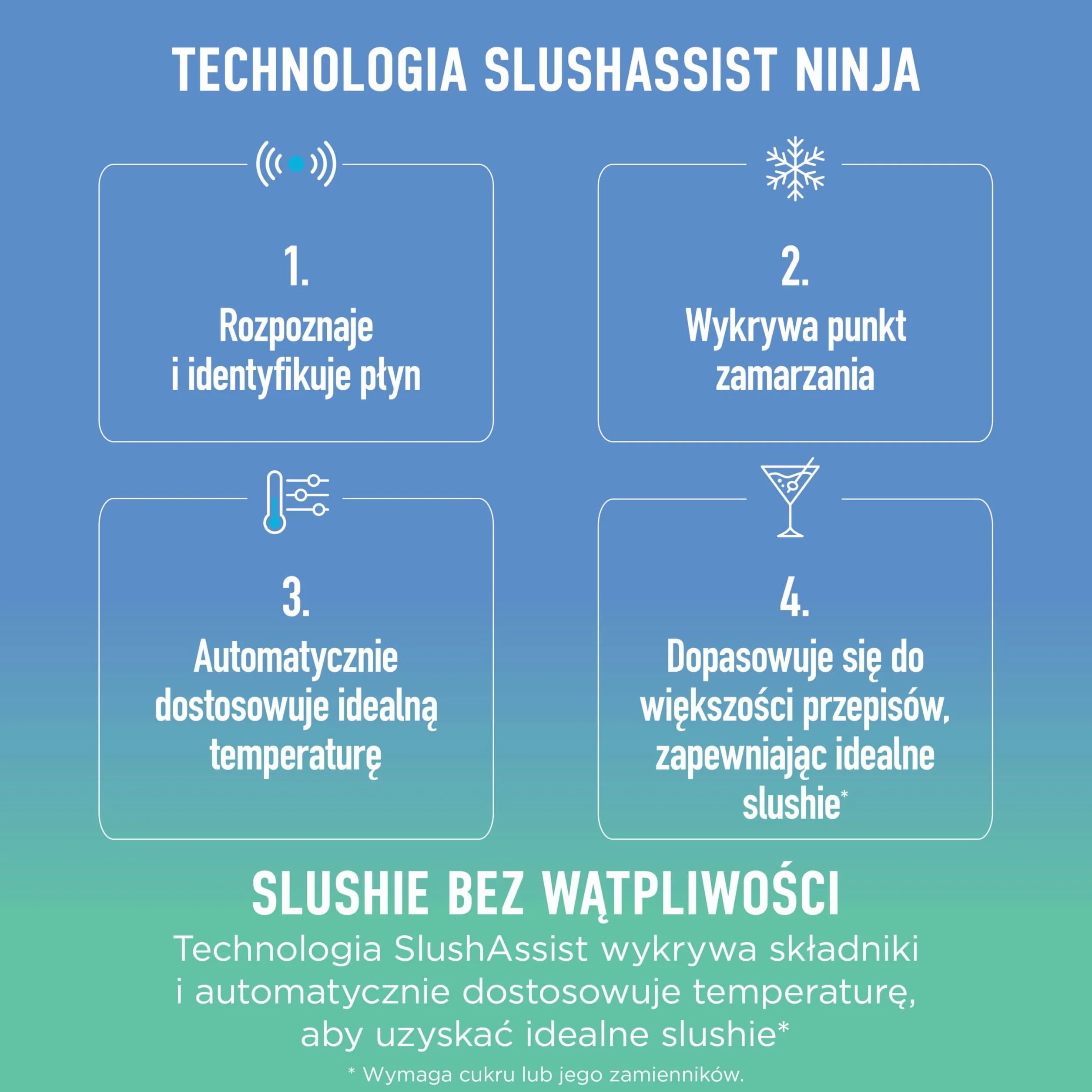 Ninja SLUSHi XL wielofunkcyjna maszyna do mrożonych napojów z technologią SlushAssist, Bardzo duża pojemność 3,7l (maks. napełnienie 2840 ml), Przygotuj slushie, mrożone koktajle itp., Mocha FS601EUBR