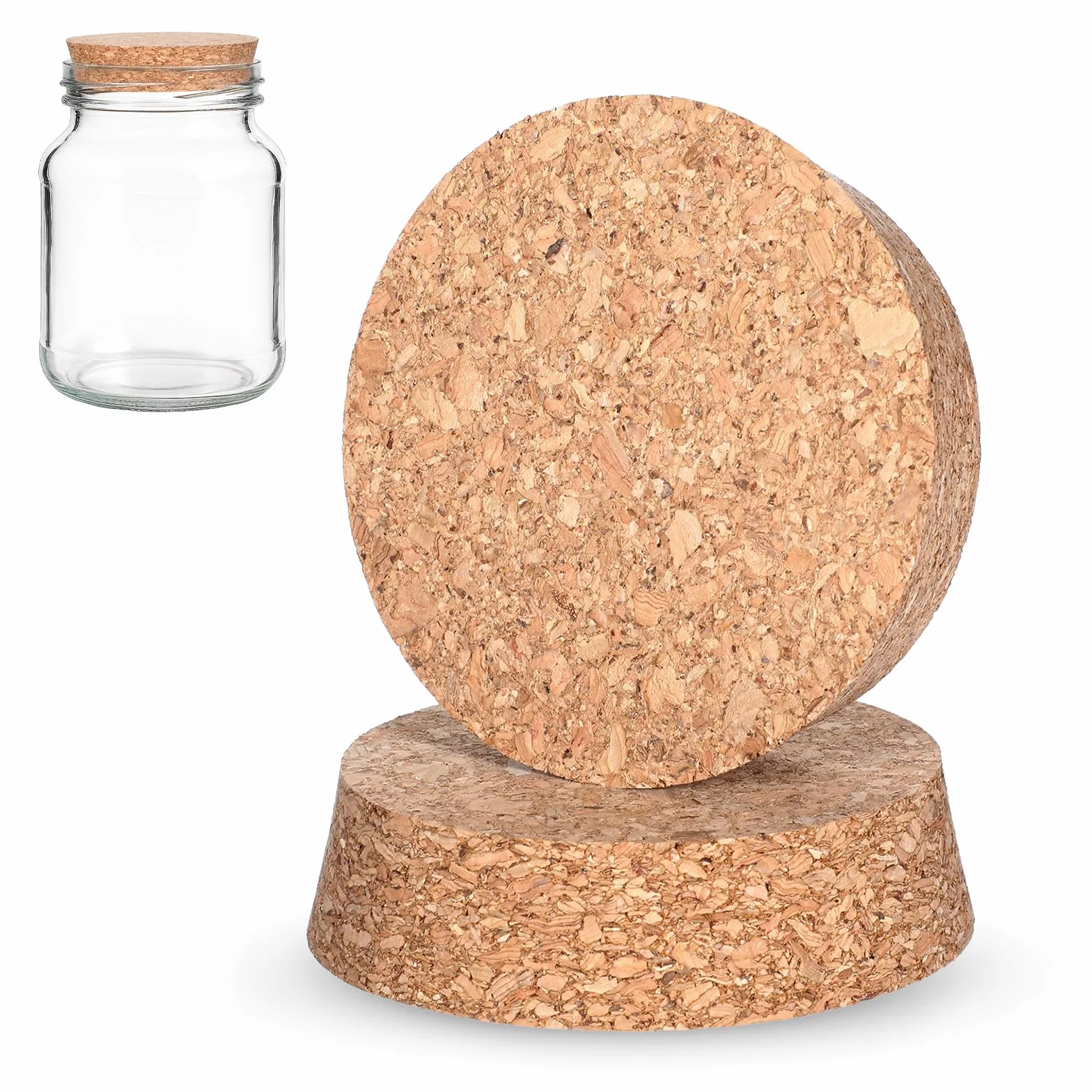 Korkowe zatyczki do butelek, 70 x 20 mm, stożkowe pokrywki korkowe, miękkie drewno, zapasowe korki do słoików, butelek wina, szklanych butelek, sztuki, rękodzieła, 2 szt