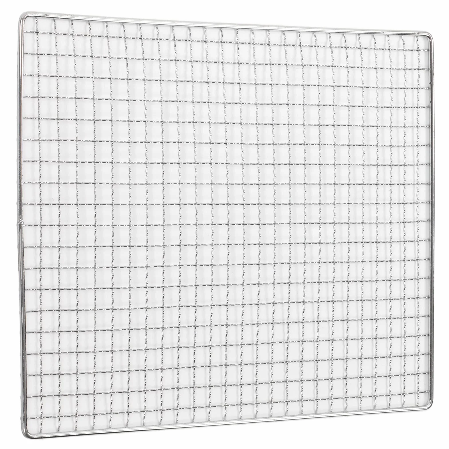 Mata z Drutu do Grillowania, Stal Nierdzewna BBQ Grill Net Grill Campfire Grate Grill Mata Siatkowa Grill Baking Net Non Stick Cooking Grate for Pit, dla Domu Pikniki Kemping