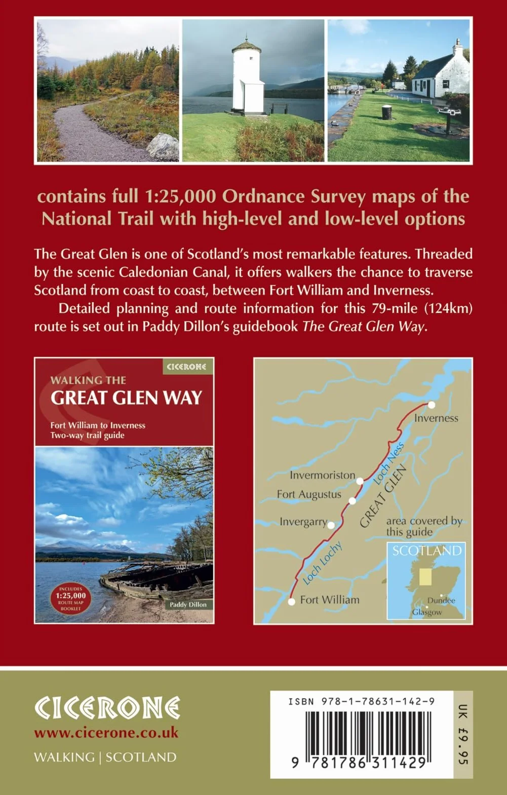Walking the Great Glen Way Map Booklet: 1:25,000 OS Route Mapping