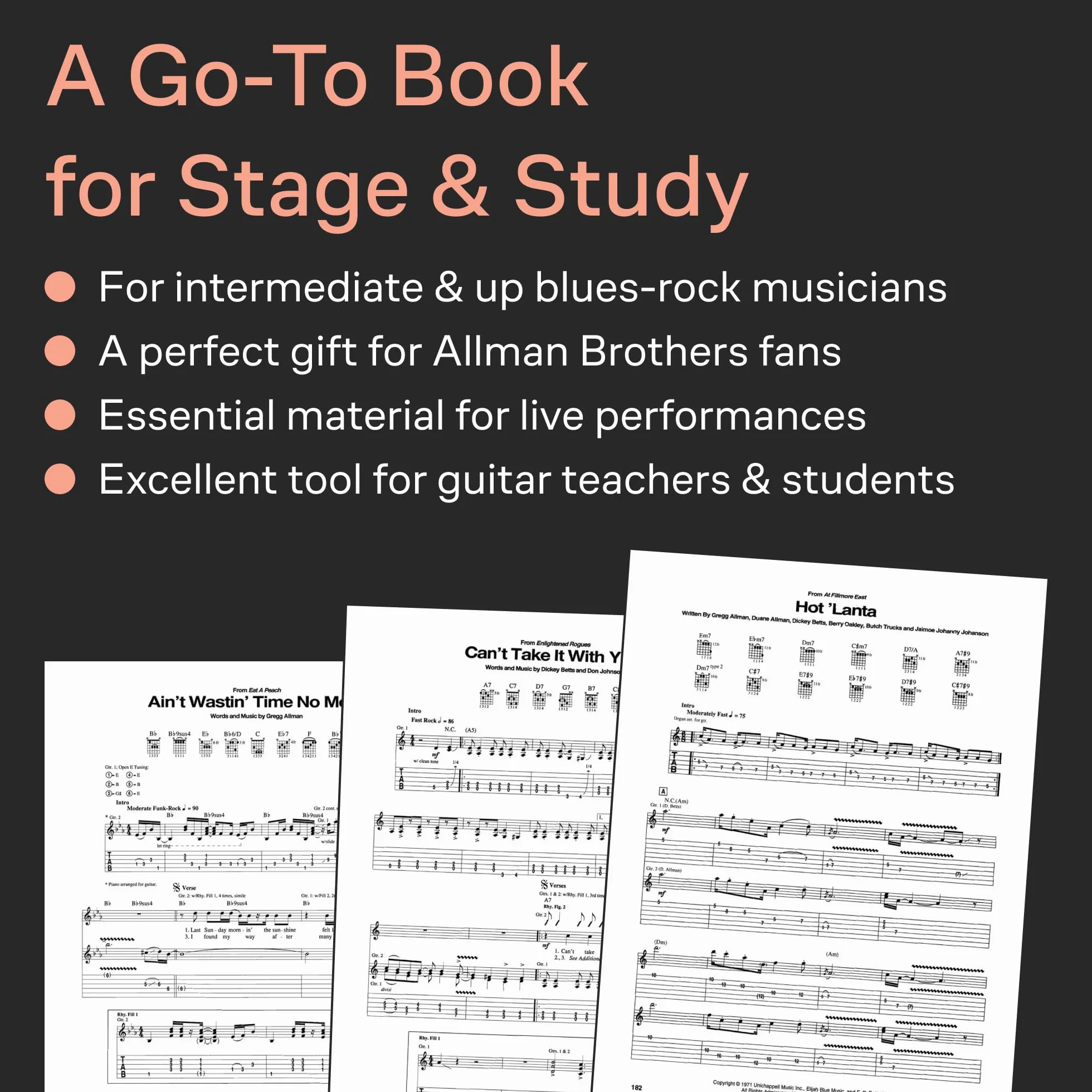 The allman brothers band vol. i guitare: 1