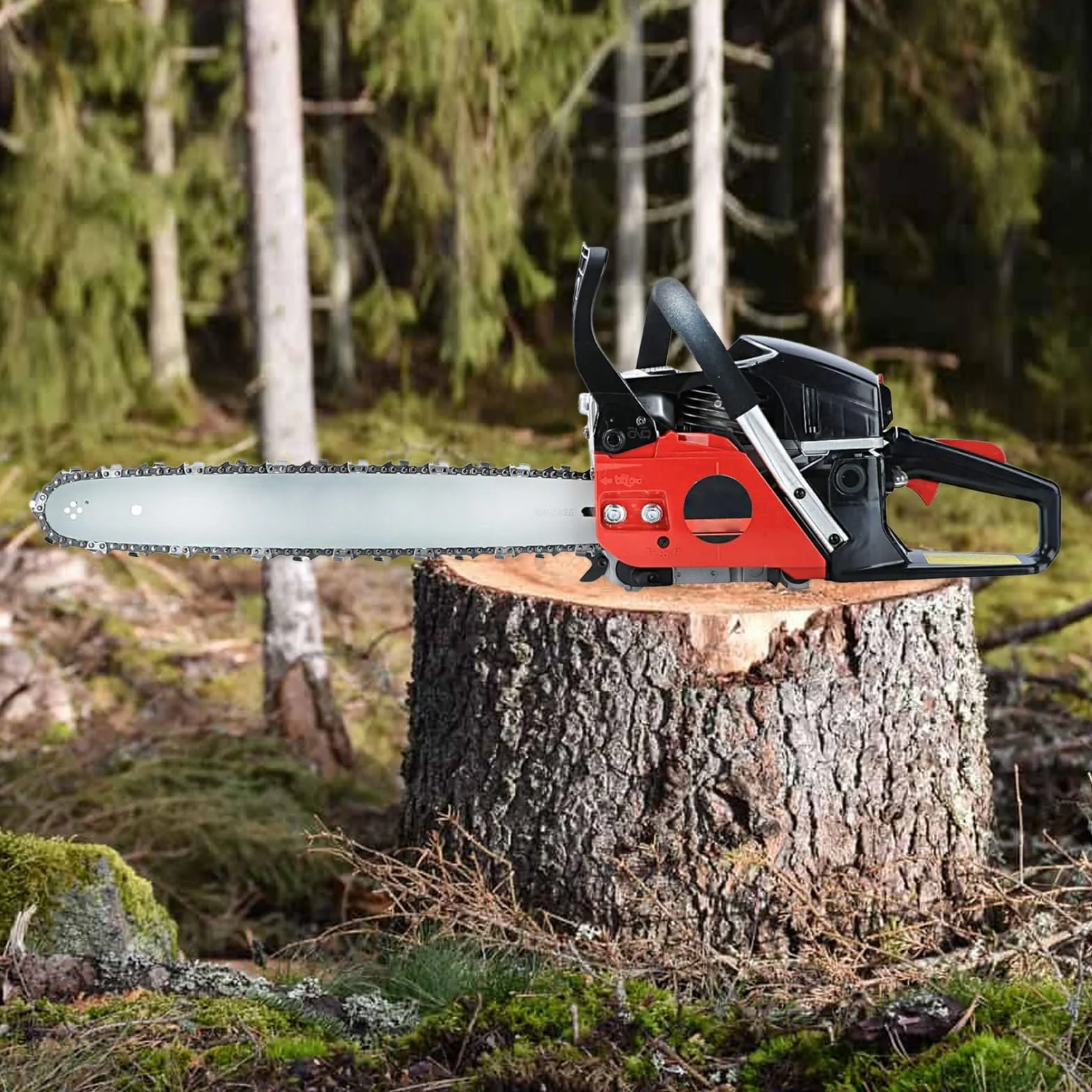 4 sztuki łańcucha do piły łańcuchowej 35,56 cm, 52 ogniwa zamiennego łańcucha do piły, łańcuchy o skoku 3/8 cala, 1,27 cm grubości zamienny łańcuch do piły pasuje do Duc353, Uc3541A, Ake35 S, Karcher