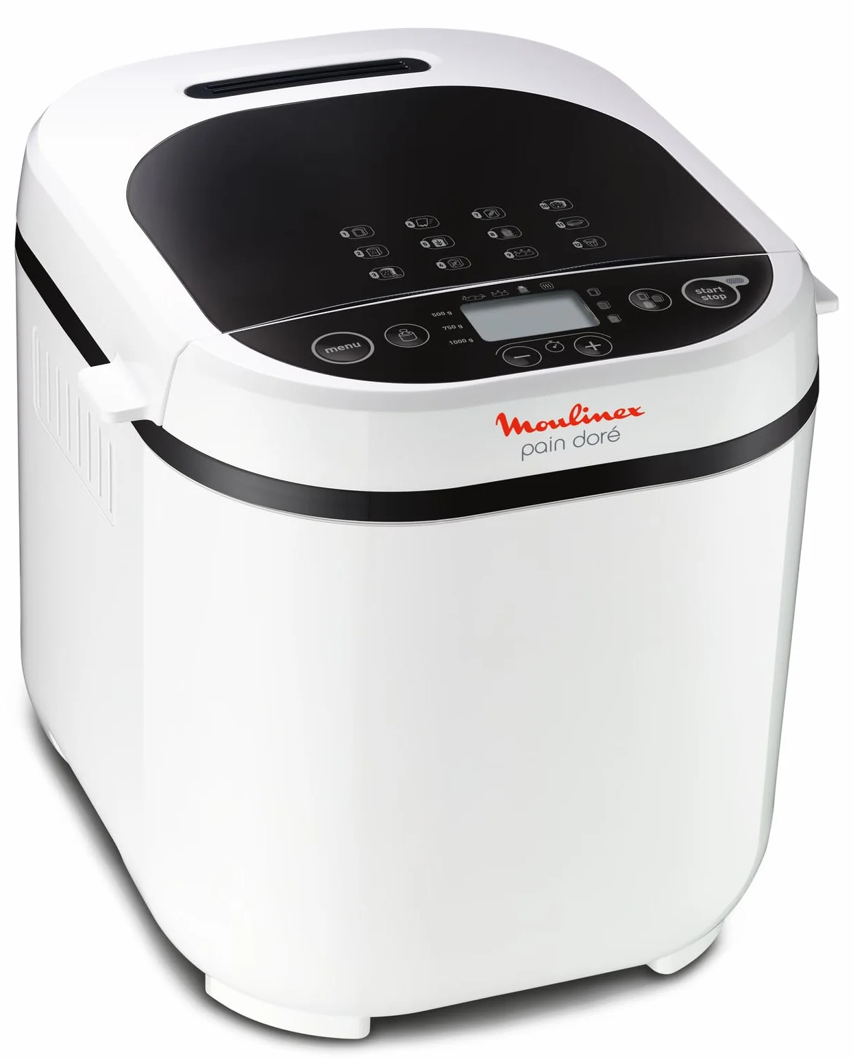 Moulinex Maszynka do pieczenia chleba z programami, tworzywo sztuczne, 31 x 29 x 29 cm jeden rozmiar biały