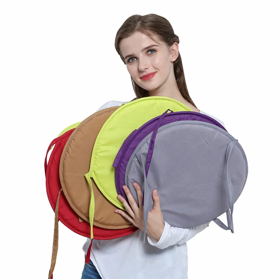 Kolorowe poduszki na krzesła do wnętrz/na zewnątrz Okrągłe poduszki do siedzenia Ogród Patio Poduszki domowe - Średnica 30 cm / 38 cm, Obicia na poduszki do mebli ogrodowych