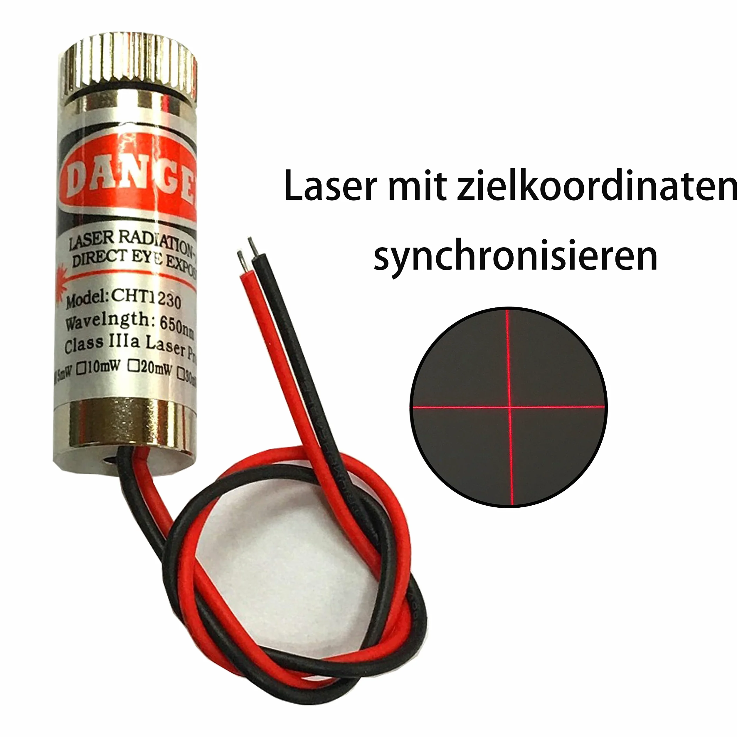 GERUI 4 sztuki modułów laserowych z możliwością ustawiania ostrości lasera krzyżowego z regulacją ostrości laserowej czerwony 3-5V 650nm z soczewkami z tworzywa sztucznego, laser krzyżowy, używany do