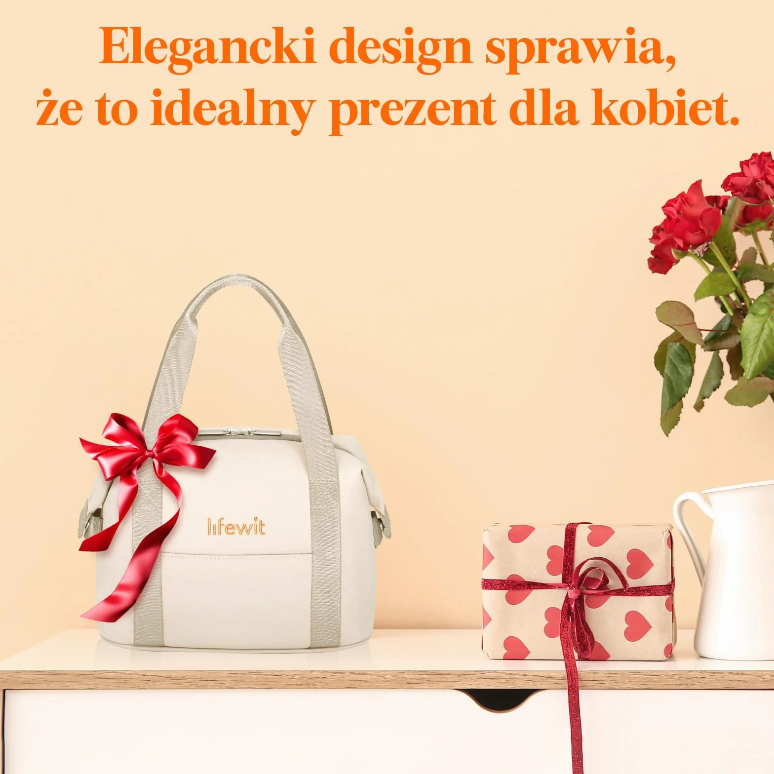 Lifewit Izolowana torba na lunch dla kobiet, termiczna torba na lunch pojemnik organizer z zamkami błyskawicznymi dla dorosłych mężczyzn, lekka wodoodporna torba na ramię do pracy, na piknik, podróż