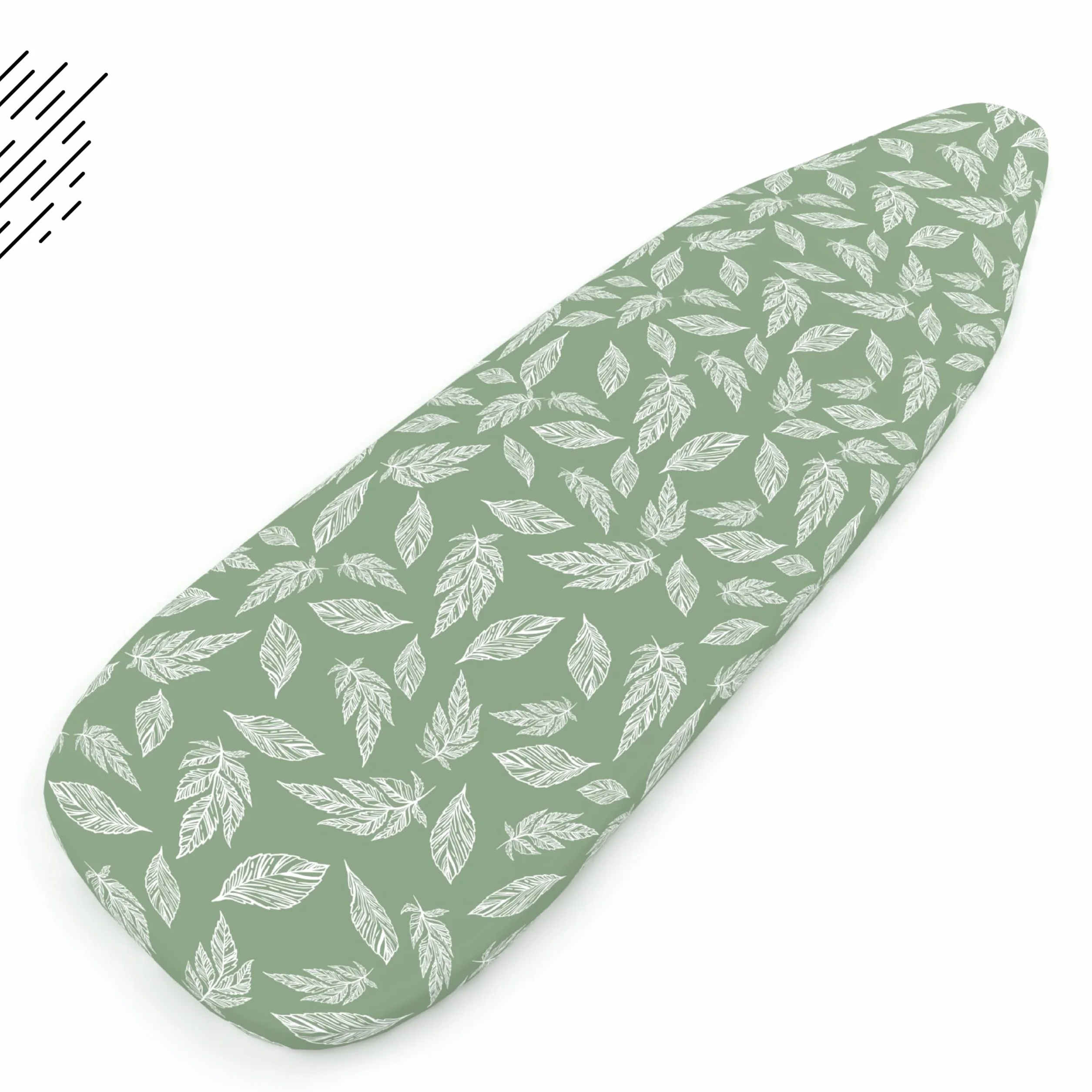 Encasa Homes Zapasowy pokrowiec na deskę do prasowania z wyściółką filcową 3 mm, wzmocniony sznurkiem (pasuje do standardowych desek do prasowania XL o wymiarach 135 x 45 cm), odbijający ciepło, z
