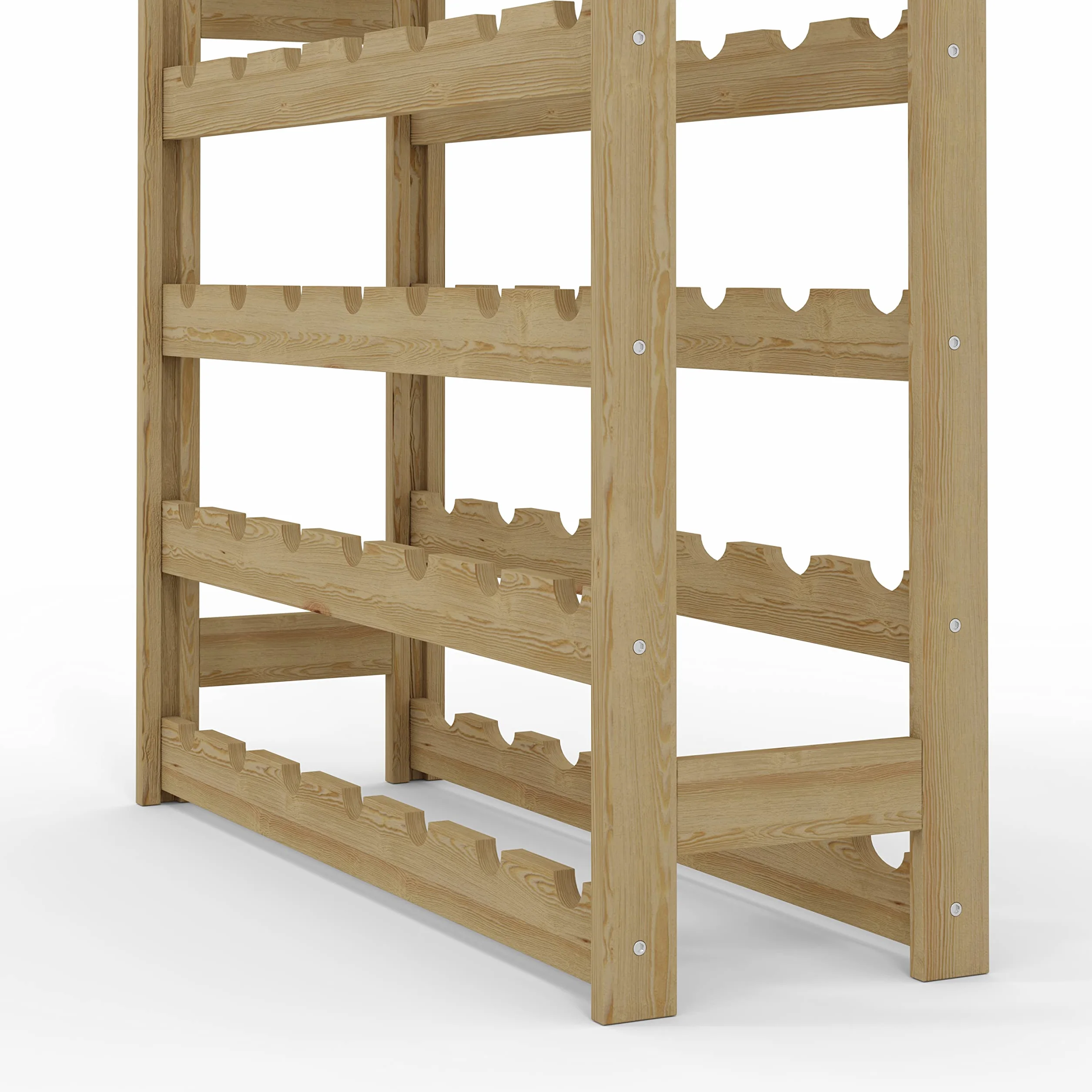 Lenmar Drewniany Regał na Wino RW-1 77 Butelek 166x72.5x25 cm
