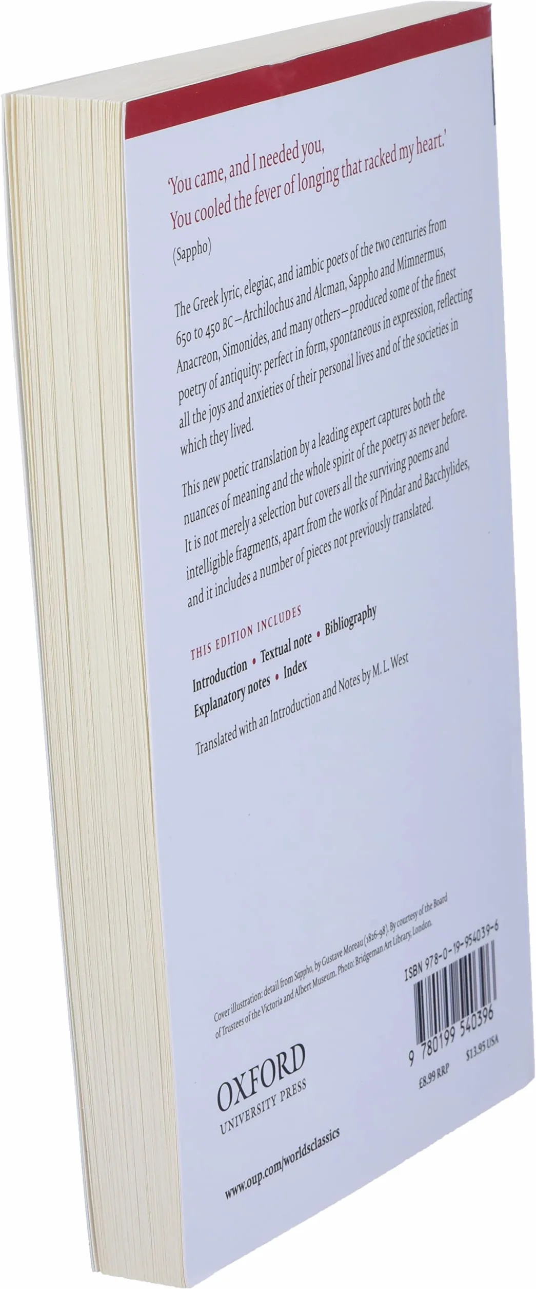 Greek lyric poetry: Includes Sappho, Archilochus, Anacreon, Simonides and many more
