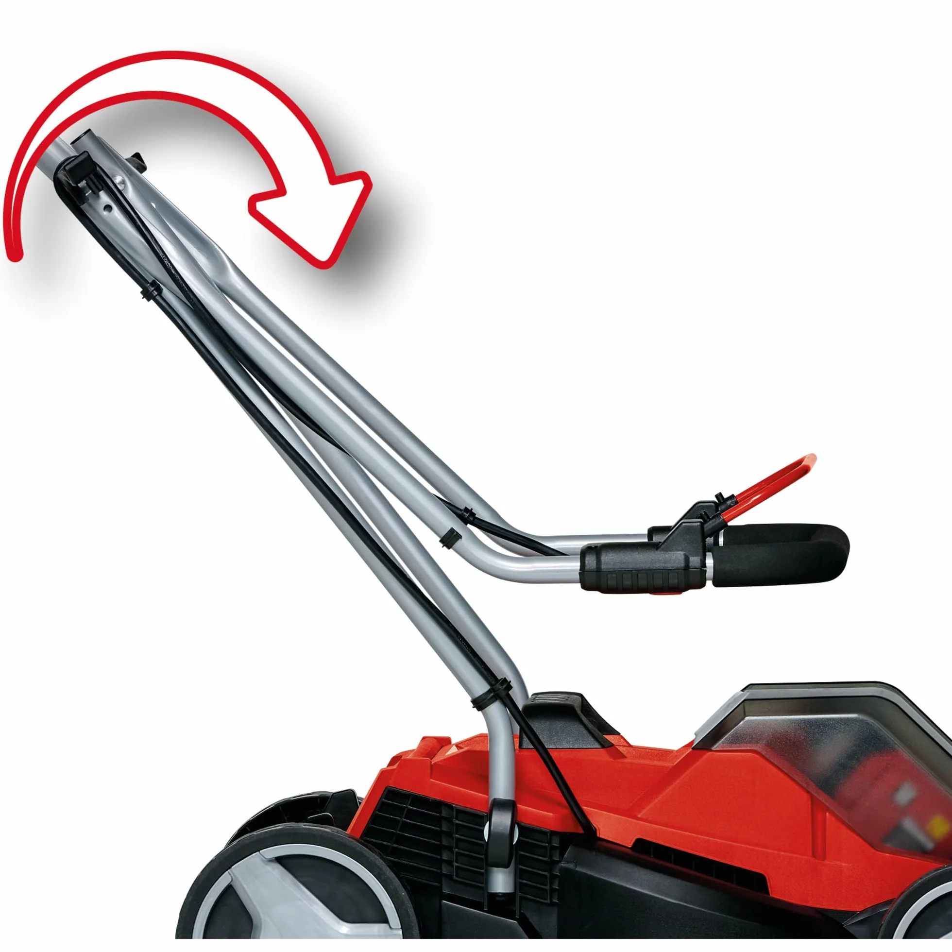 Einhell Kosiarka akumulatorowa GE-CM 36/33 Li Kit Power X-Change (Li-ion, 36 V, do 250 m², szerokość koszenia 33 cm, 5-stopniowa regulacja wysokości koszenia, w tym 2 akumulatory 2,5 Ah + 2 ładowarki)