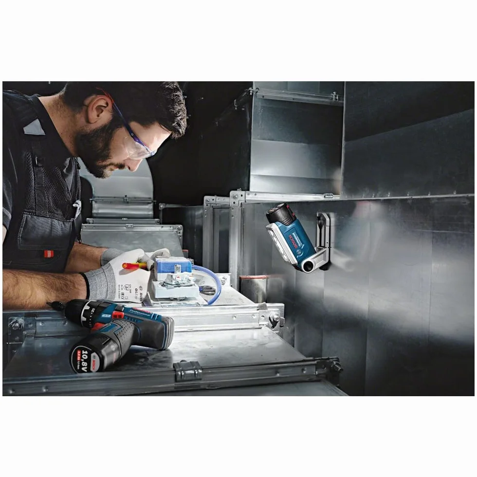 Bosch Professional system 12V: akumulatorowa lampa budowlana LED GLI 12V-330 (330 lm, czas pracy: 180 min/Ah)