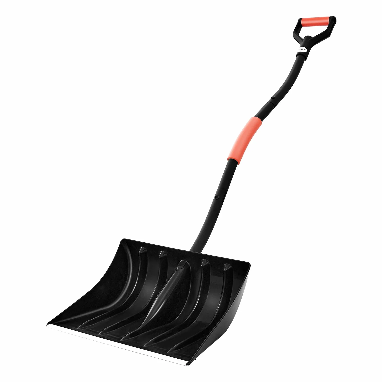 VEVOR Łopata do śniegu na podjazd, łopata do śniegu o szerokości 42 cm z uchwytami w kształcie litery D i aluminiowym ostrzem, łopata do odśnieżania o dużej pojemności, lekkie narzędzie do usuwania