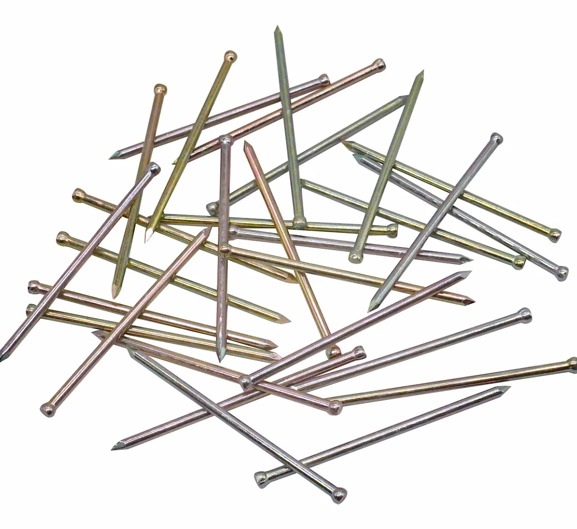 SKIR'CO (1200 szt.) mała główka 1,6 x 40 mm gwoździe wykończeniowe, ocynkowane stalowe gwoździe, gwoździe do drewna, szpilki panelowe