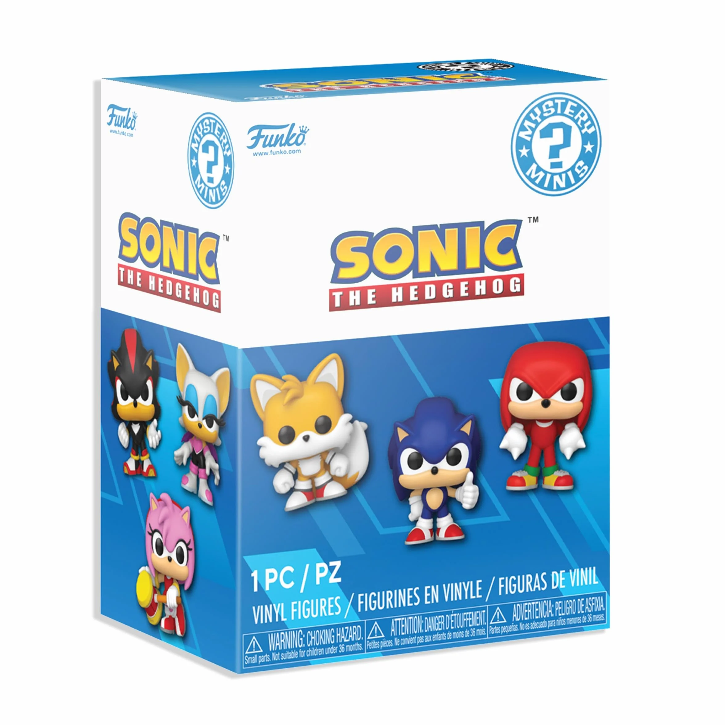 Funko Mystery Mini: Sonic The Hedgehog - 1 Of 12 To Collect - Styles Vary - Figurka kolekcjonerska winylowa - pomysł na prezent, oficjalny towar - zabawki dla dzieci i dorosłych - gry wideo Fani