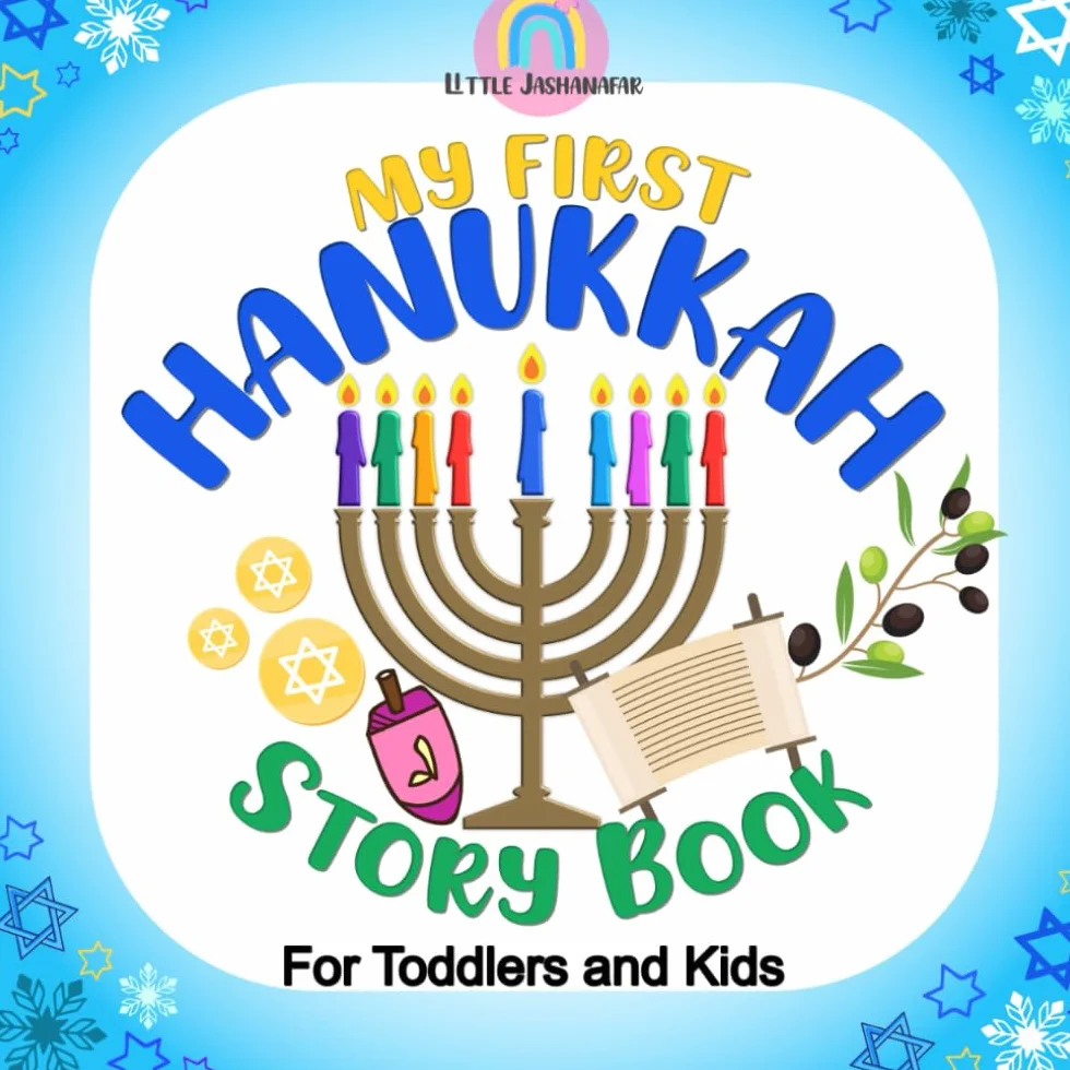 My First Hanukkah Story Book For Toddlers And Kids: Chanukah Book For Jewish Children | Hanukkah Gift For Baby With Dreidel And Pictures of Jewish Symbols