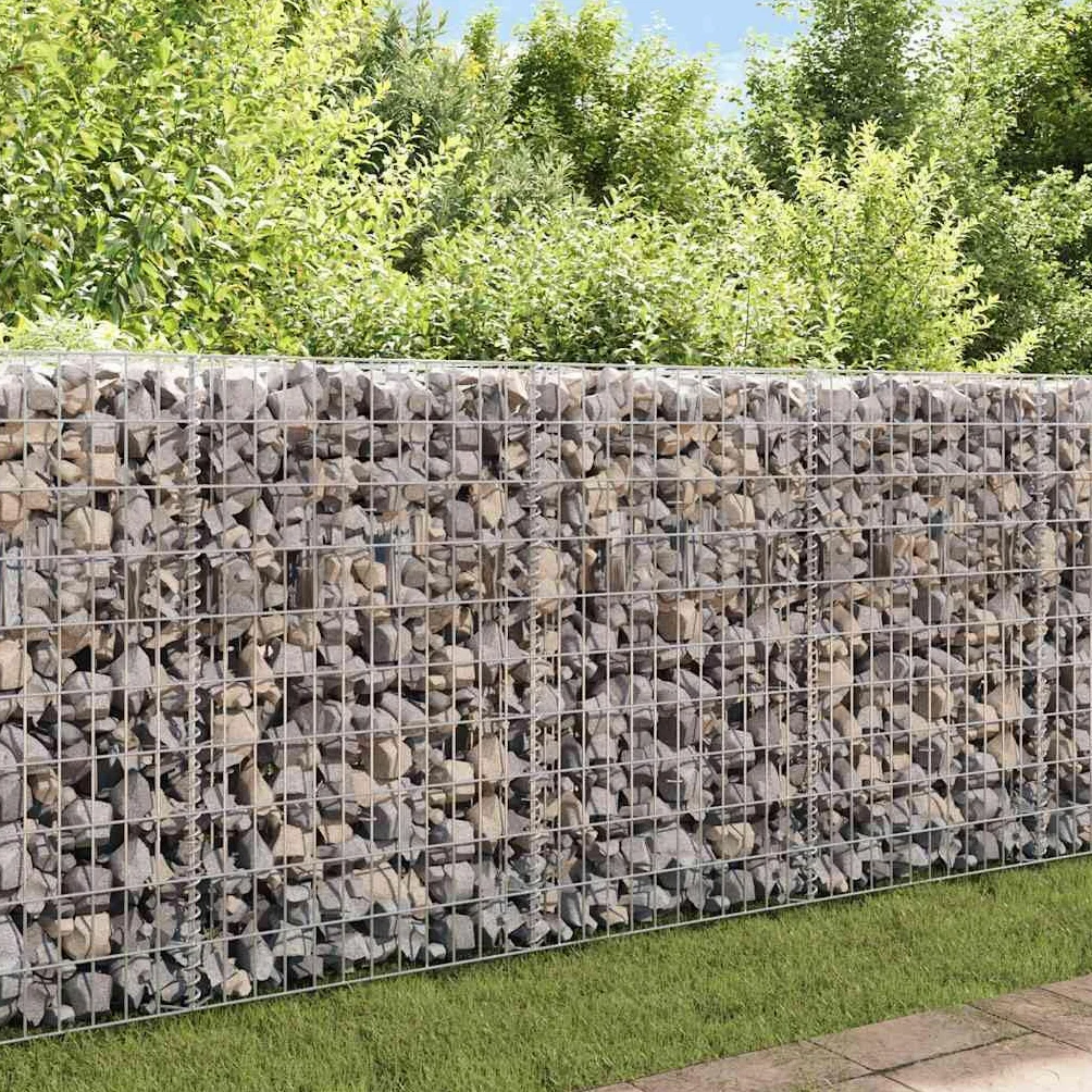 vidaXL Kosz gabionowy, galwanizowana stal, 120x30x50 cm