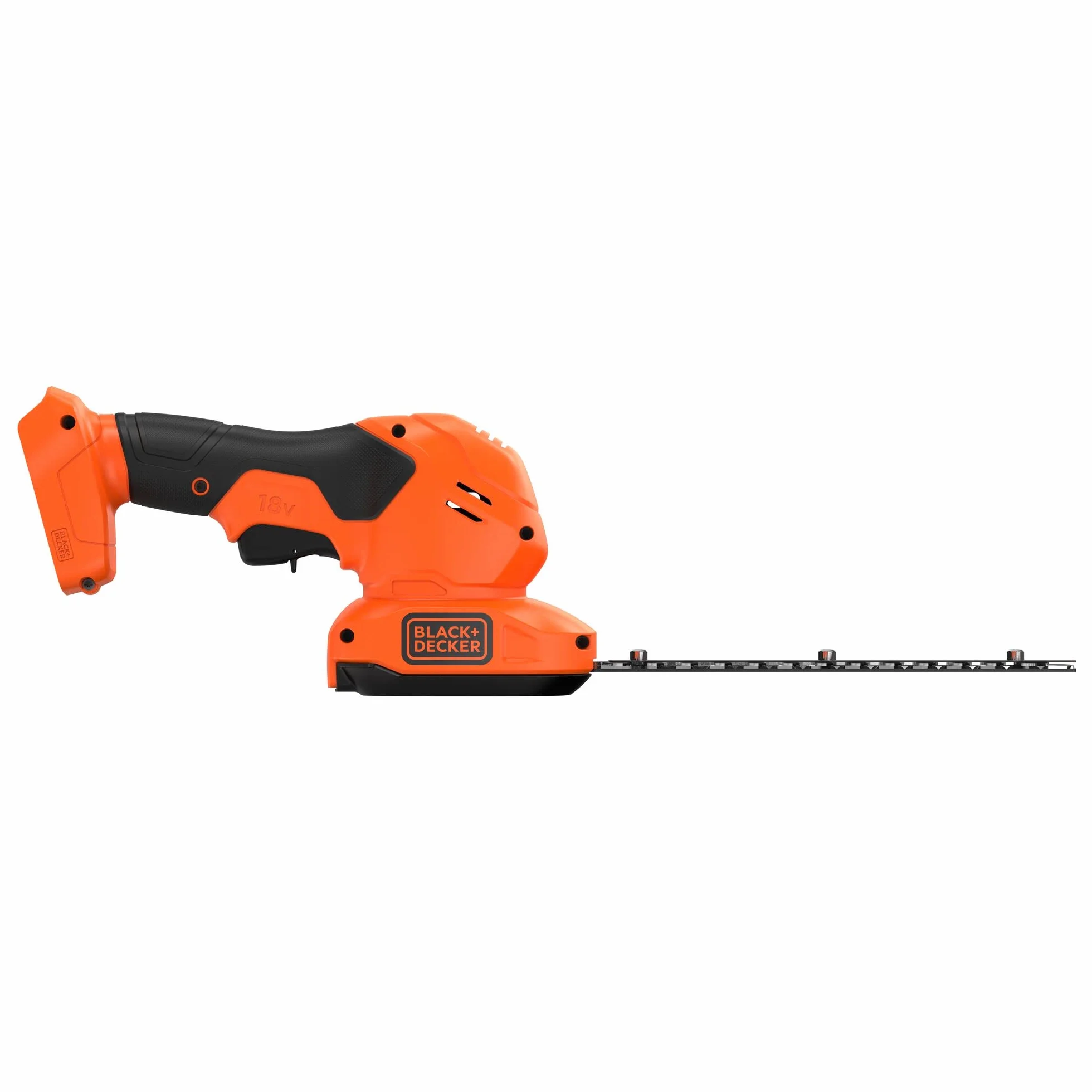 BLACK+DECKER nożyce do cięcia nożyc 18 V (jednostka bez baterii i ładowarki), pomarańczowy, czarny, BCSS18B-XJ