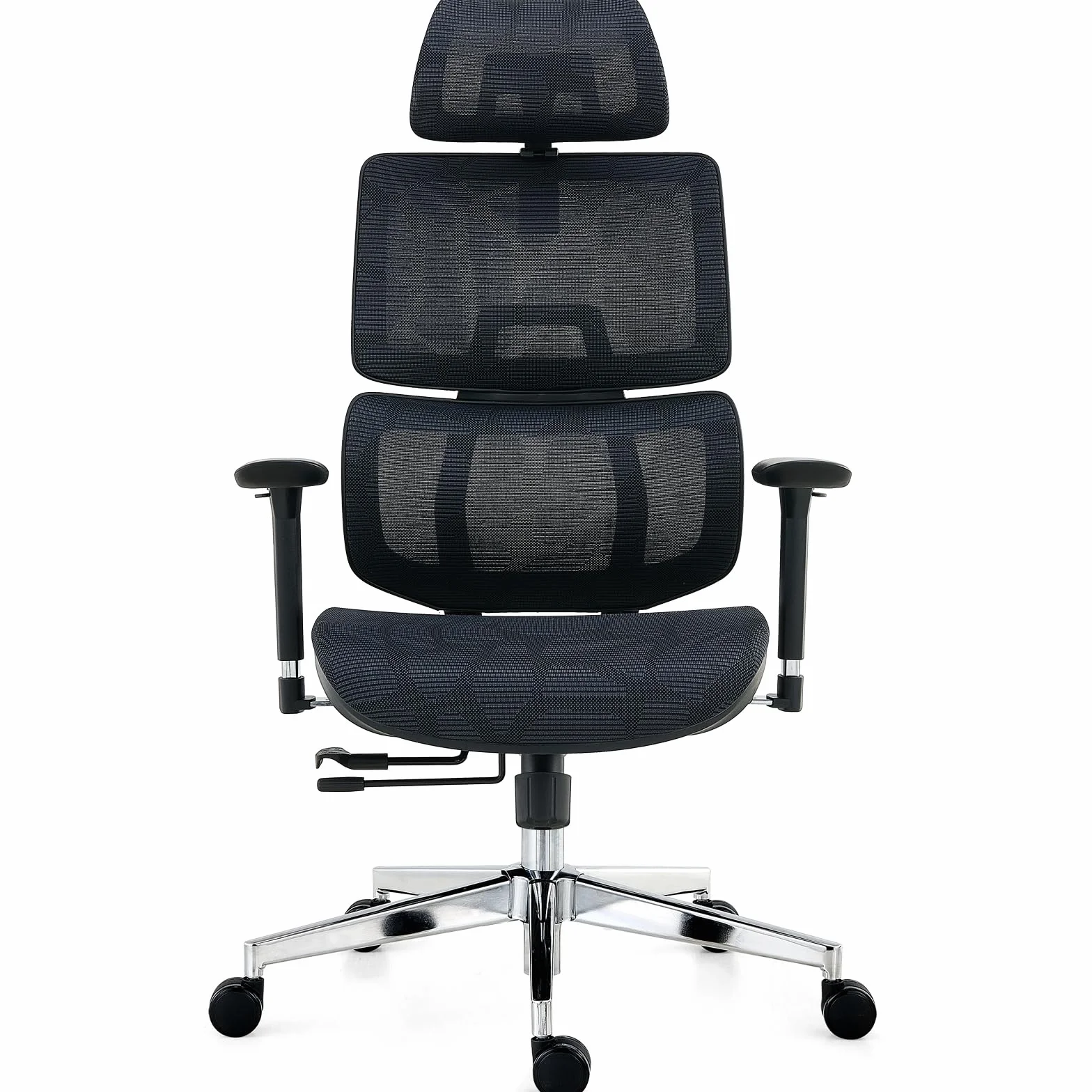 Ergonomiczne krzesło biurowe, ALL-Mesh wysokie oparcie, domowe krzesło biurowe, podparcie lędźwiowe, fotel gamingowy, regulowane podłokietniki i zagłówek 3D, duże i wysokie obrotowe krzesło