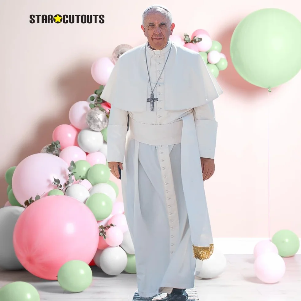 Star Cutouts Ltd SC940 Papież Franciszek Life Size karton wycięty, wielokolorowy 176 x 72 x 176 cm