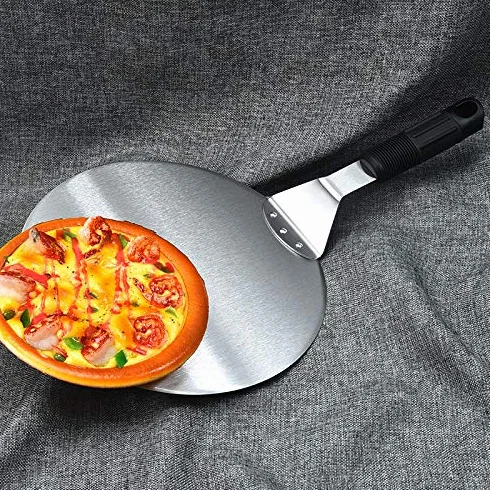 Łopatka do Pizzy ze Stali Nierdzewnej 10 Cali Antypoślizgowy Uchwyt