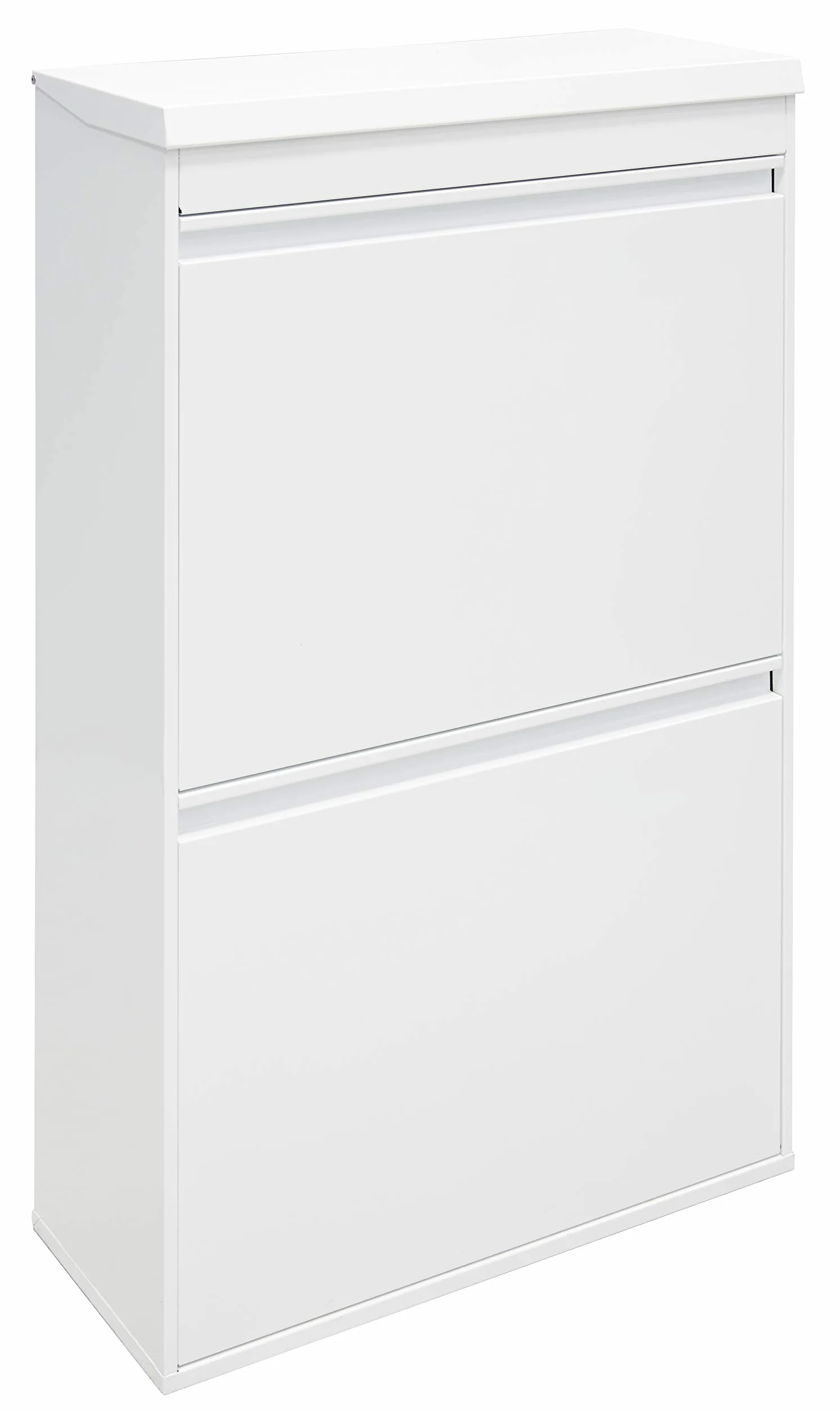 ARREGUI Top CR621-B2 stalowy system segregacji odpadów z pudełkiem do przechowywania z pokrywką, 4 przegródki, kosz na śmieci do kuchni, 23 + 11 + 17 + 17 l (68 l), 1 bardzo duże wiadro, 4-komorowy