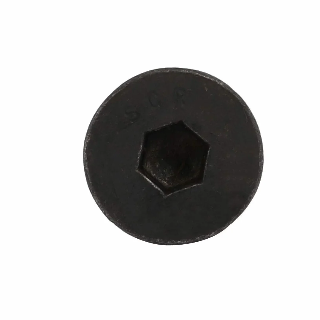 sourcingmap 4 szt. M5 x 17 mm płaski łeb z łbem wpuszczanym śruba z gwintem lewym DIN7991