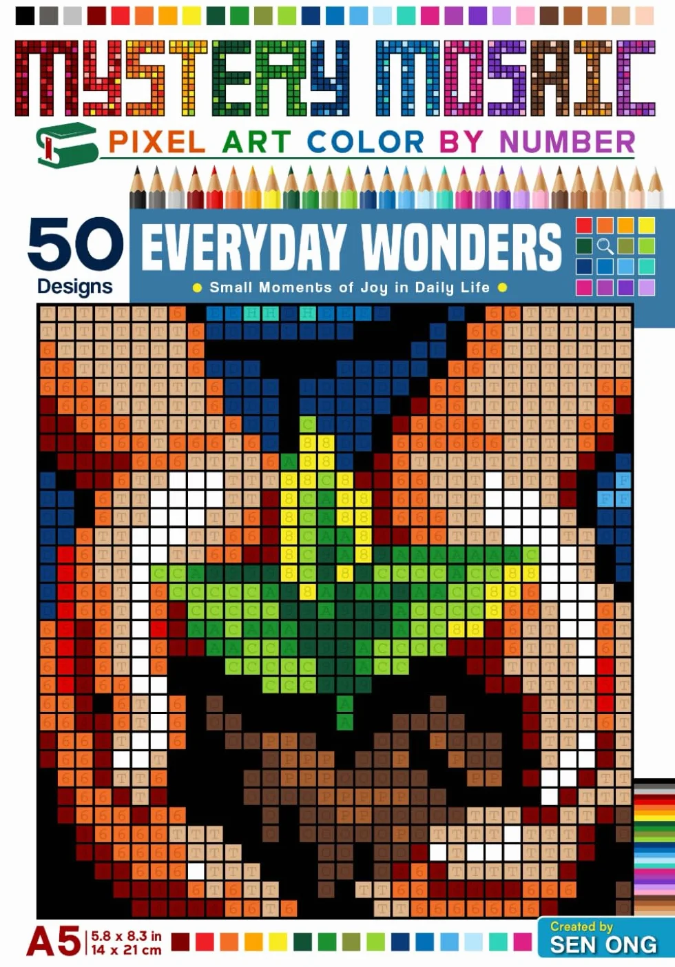 Everyday Wonders Mystery Mosaic Color By Number: Small Moments of Joy in Daily Life (Mini Edition)