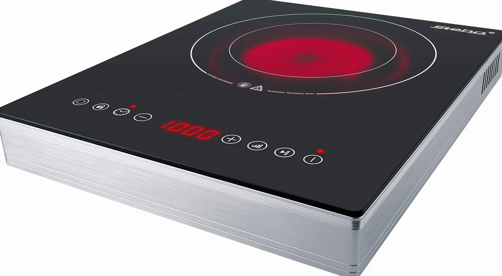 Steb Kochfeld HK 30 2000 W sr/bk