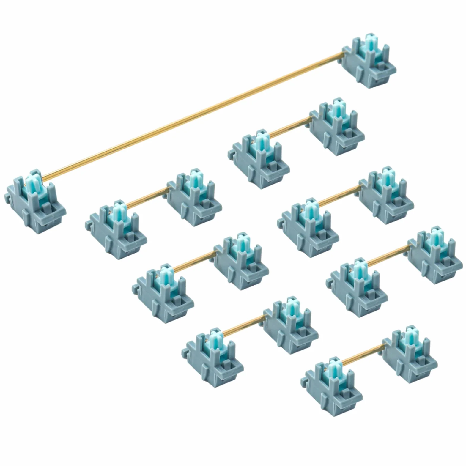 V3 PCB Plate Mount Stabilizers Satellite Axis 2u 6.25u Stabilizator do montażu Screw-in Mechanical Keyboard Customized Repair Plate Stabilizer for Cherry MX Mechanical Keyboard
