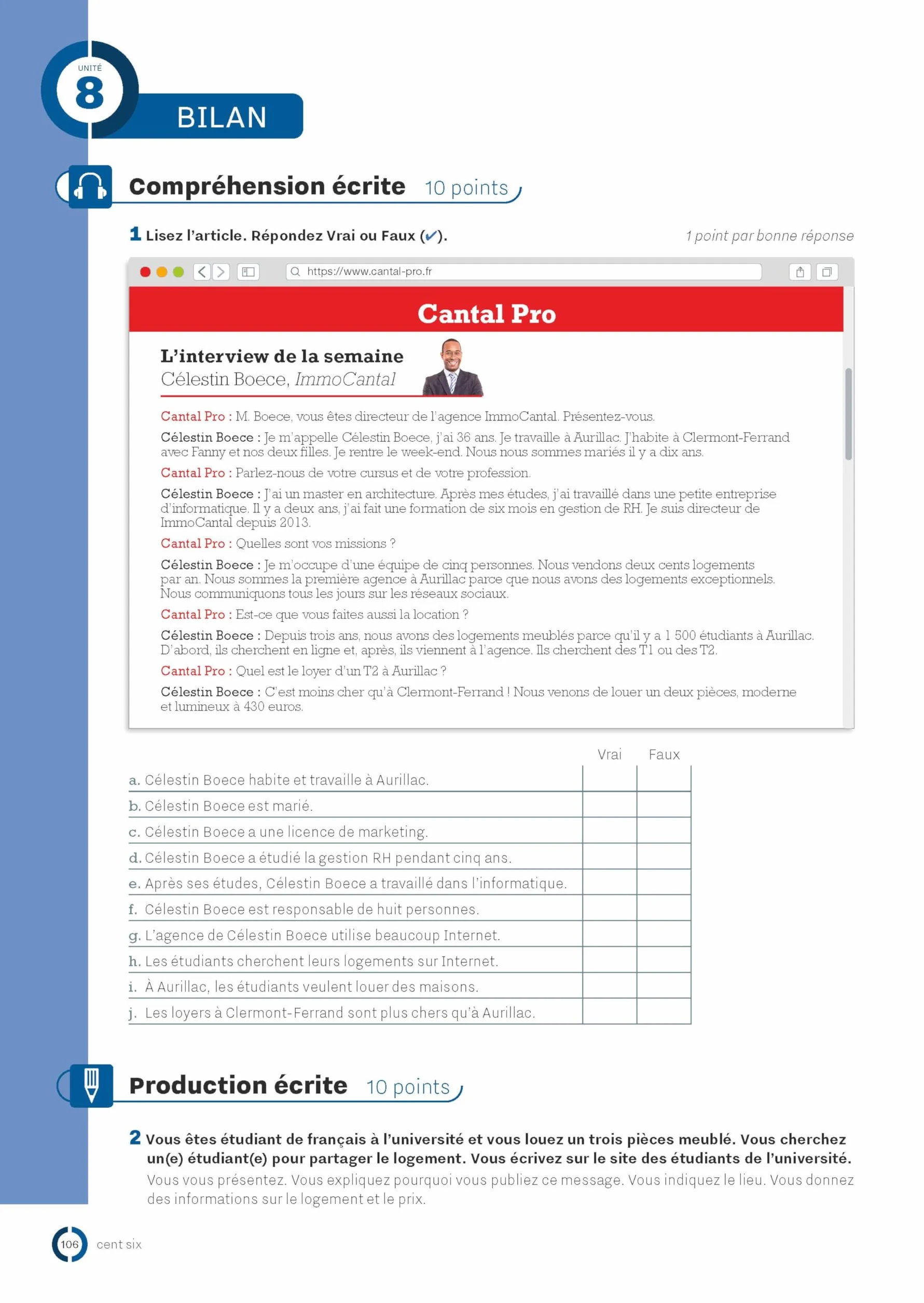 Inspire 1 - Cahier d'activités (A1): Méthode de FLE: Vol. 1