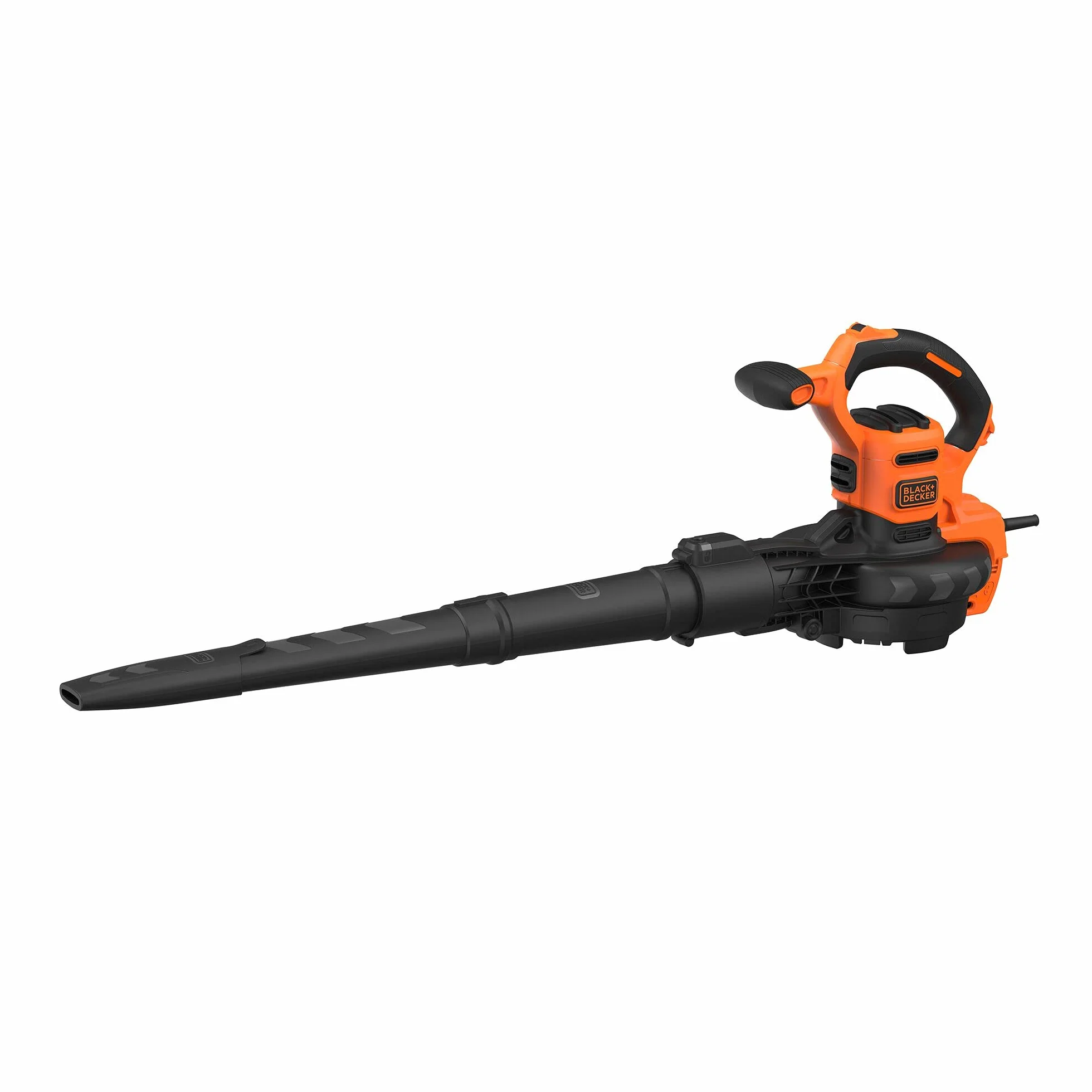 Black & Decker Elektryczny Odkurzacz do Liści 3 W 1, Odkurzacz, Dmuchawa I Rozdrabniacz do Liści, 3000 W, Plecak na Liście o Pojemności 72L oraz Grabie, BEBLV301