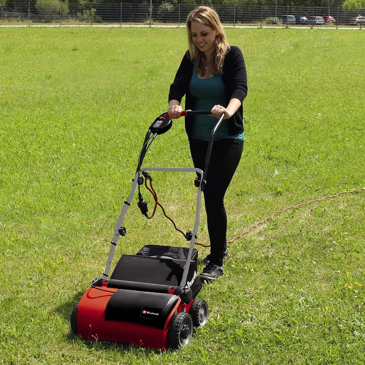 Einhell 3420520 Wertykulator, 1400 W, 230 V, Czarny/Czerwony, ‎60 x 46 x 35.5 cm; 12.54 kg, 1 Sztuka