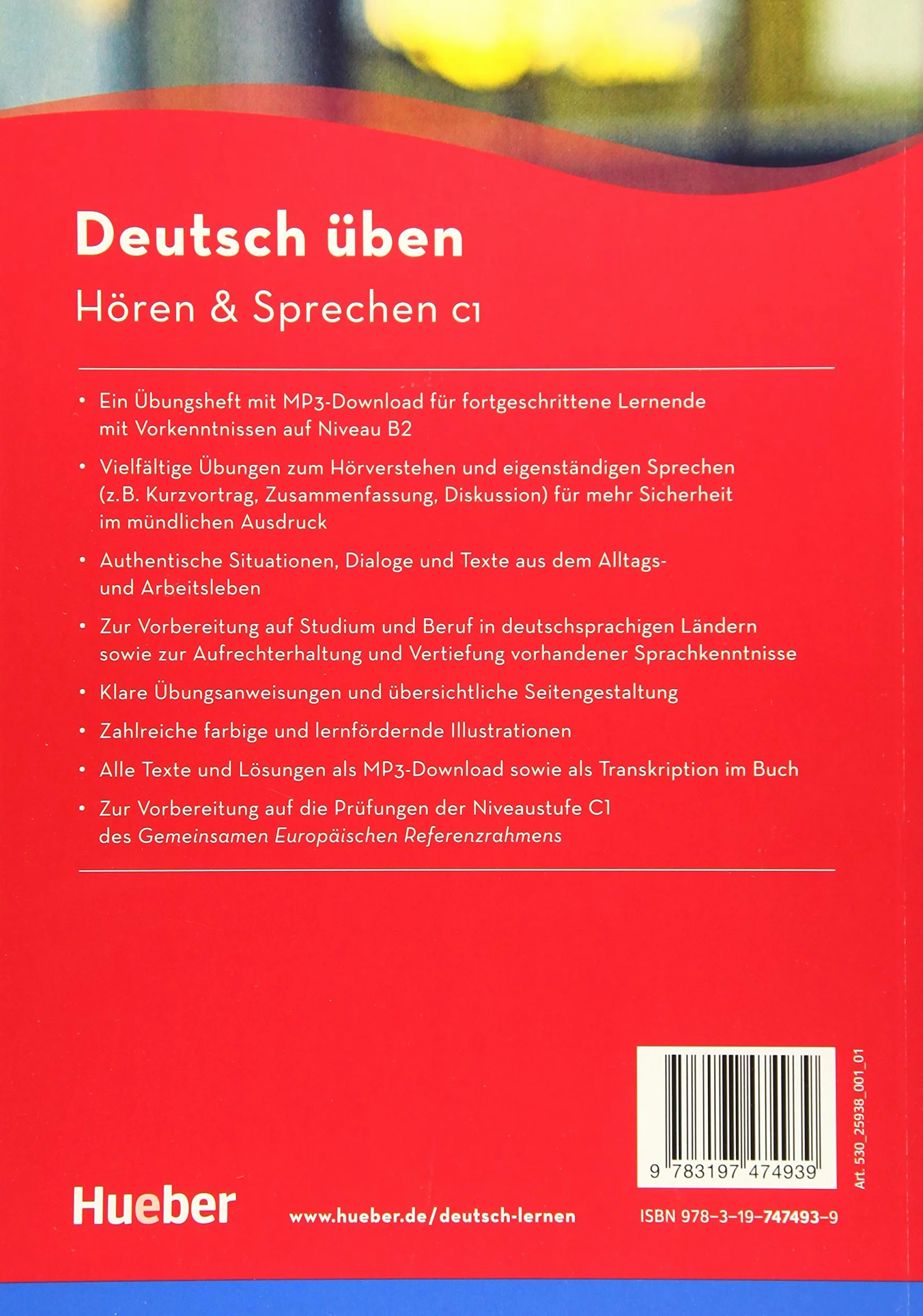 DT.UEBEN Hoeren & Sprechen C1: Buch mit Audios online